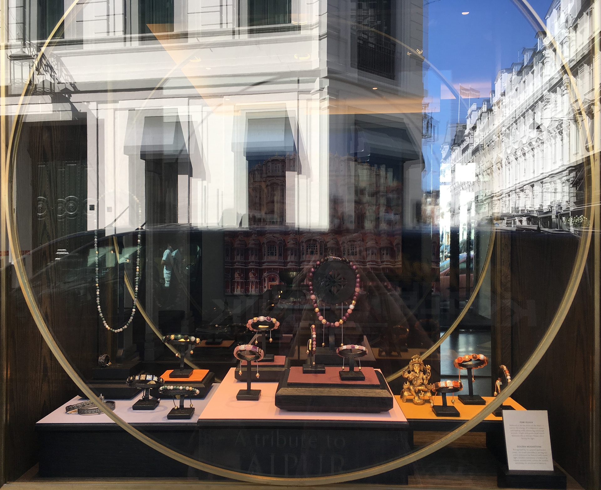 A Tribute to Jaipur collection display