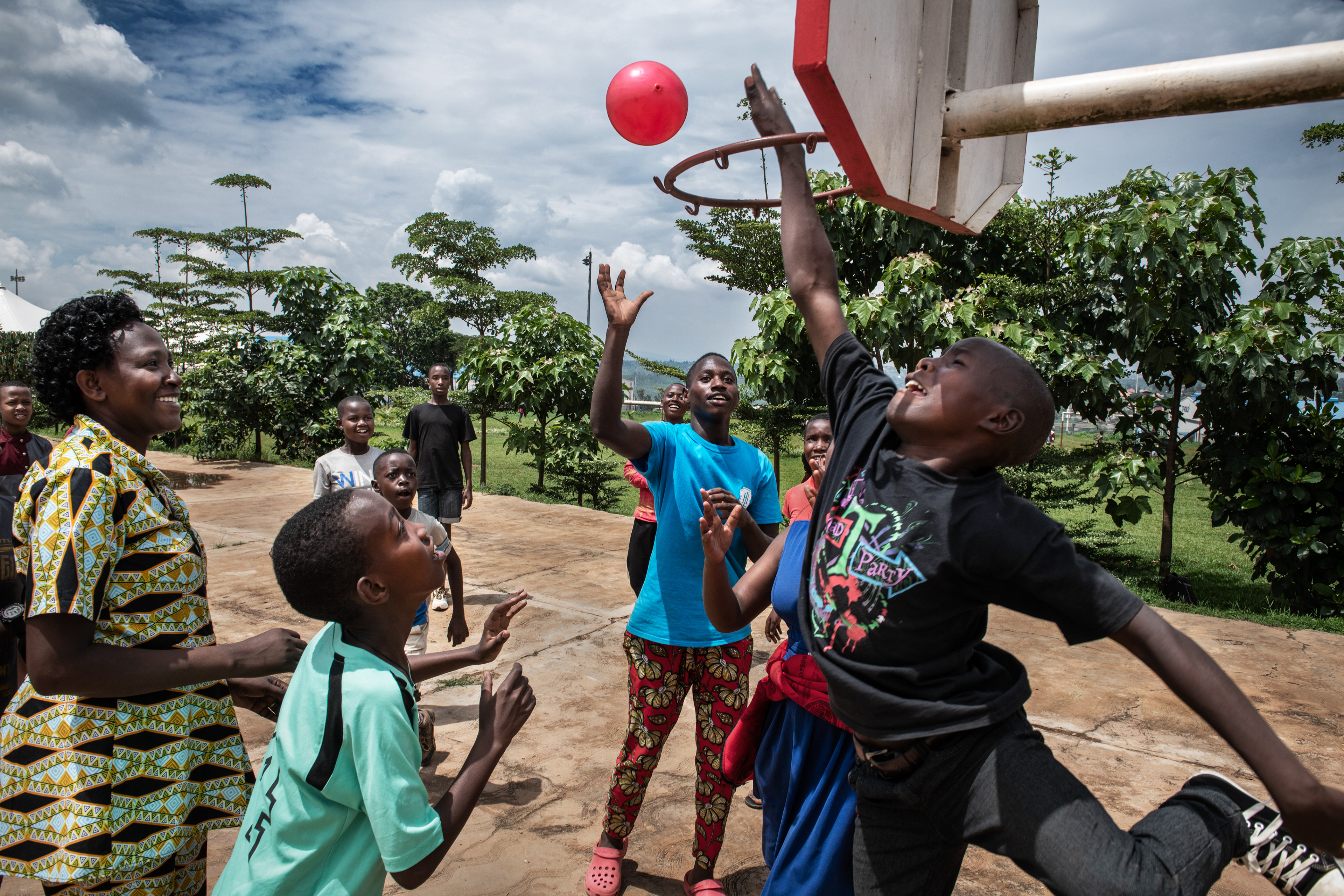 The playground at a school in Masaka, Rwanda, 2019