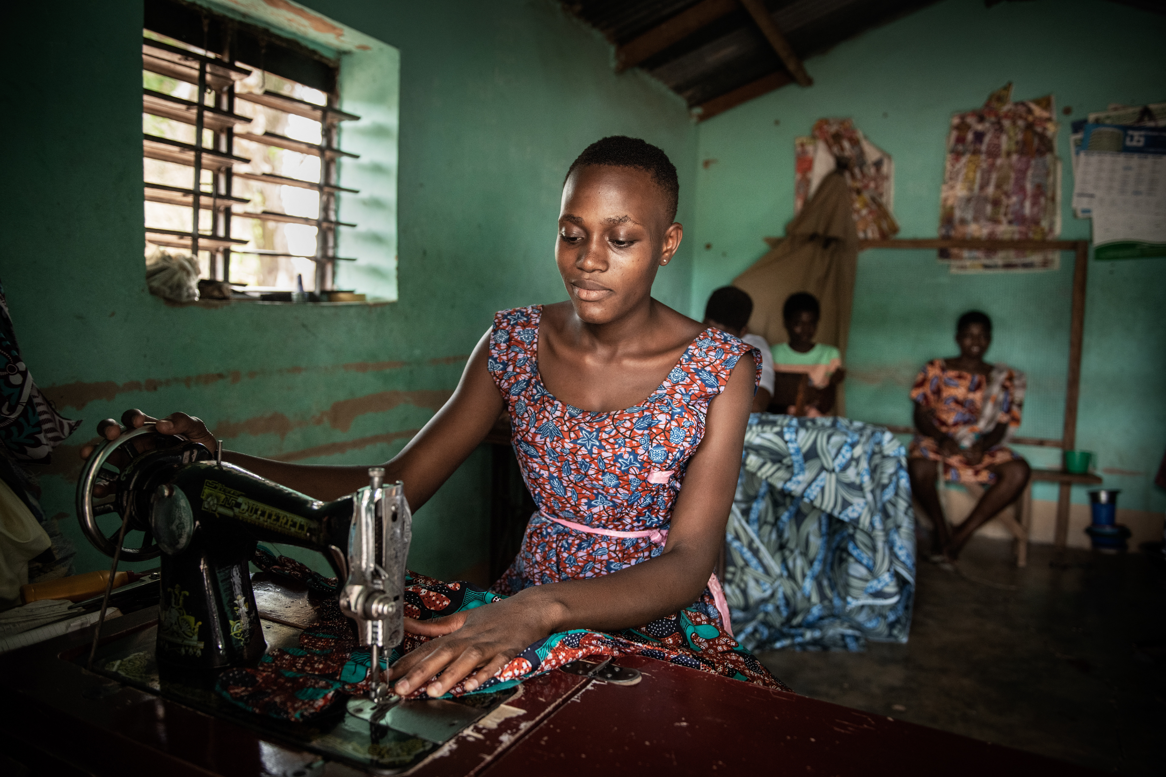 Thanks to the help of the missionaries, the Sisters of St. Catherine and the Maitri  Have a Heart Adoption program, she can learn a profession that will allow her to support herself in the future. For a year of study, she must pay 20,000 francs and an additional 25,000 for insurance, work materials and other expenses related to the study. This is the equivalent of about 27 Euro. 