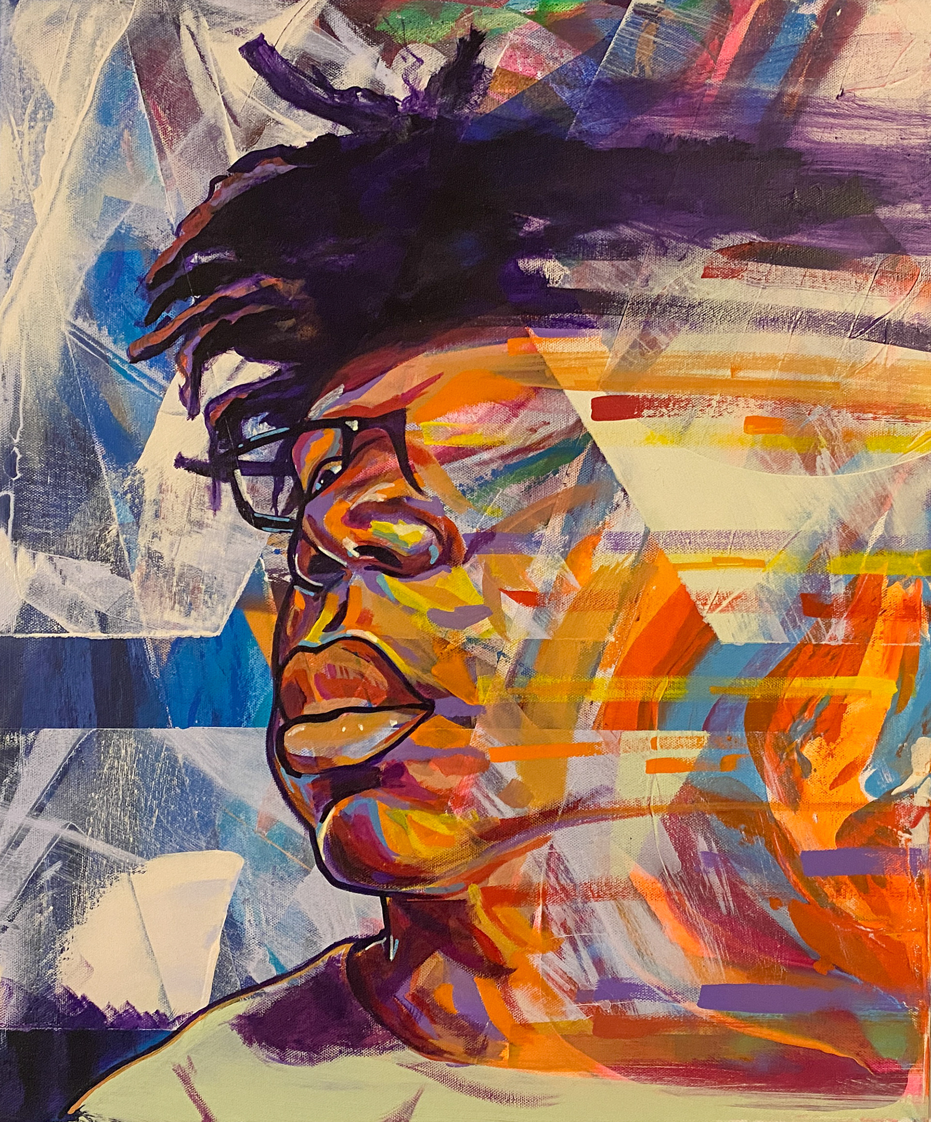 Textile Poet 71.12 x 60.96cm 28 x 24in 