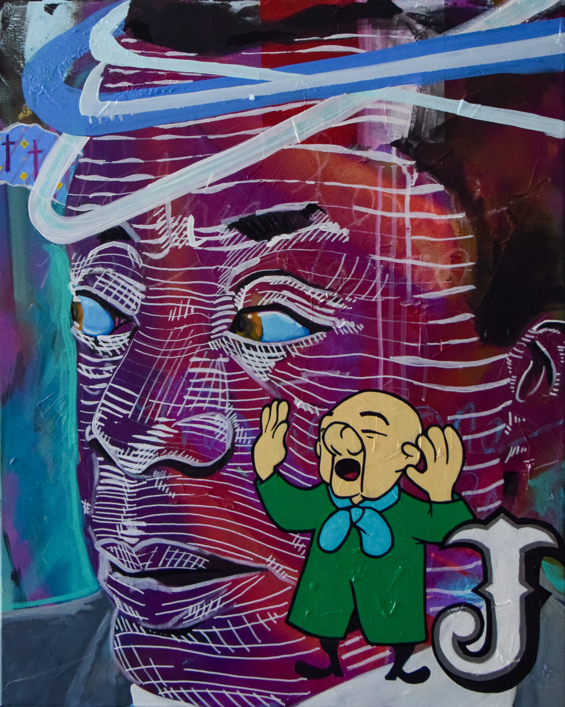 The Curtain Of My Color 76.2 x 60.96cm  30 x 24in