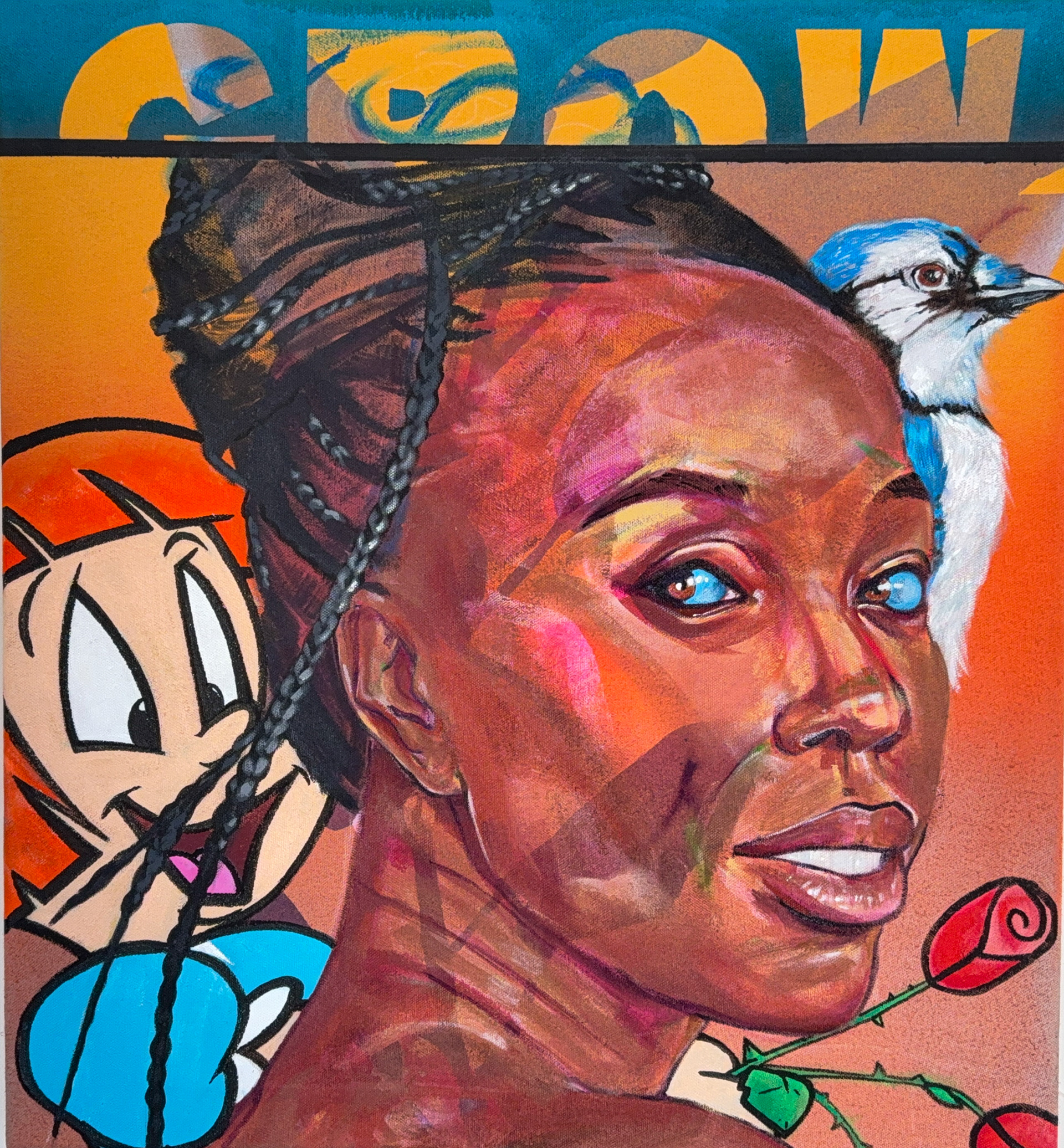 Im Fresh: Grow 60.96 x 55.88cm 24 x 22in