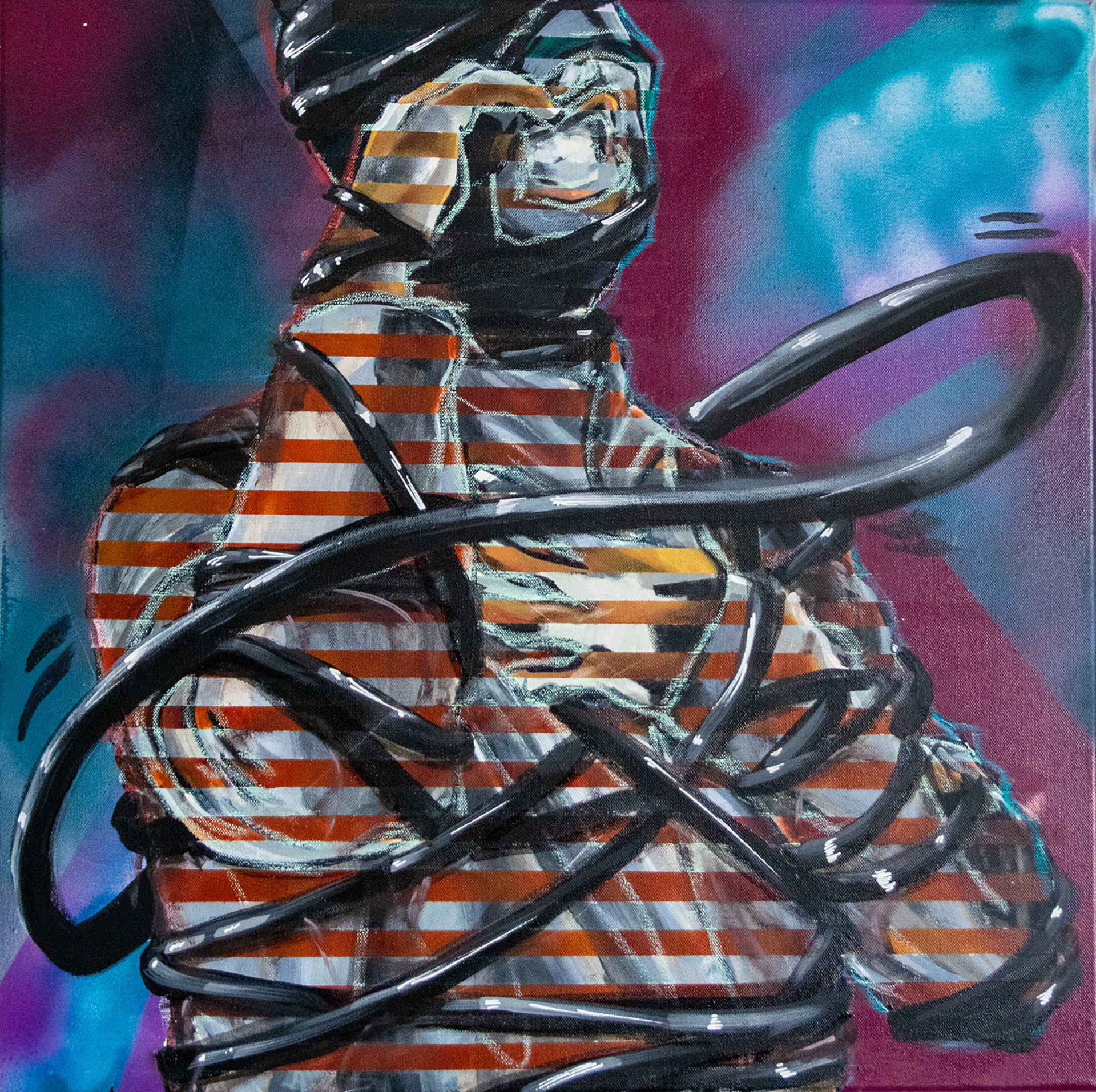 Trust You Are Well 60.96 x 60.96cm 24 x 24in