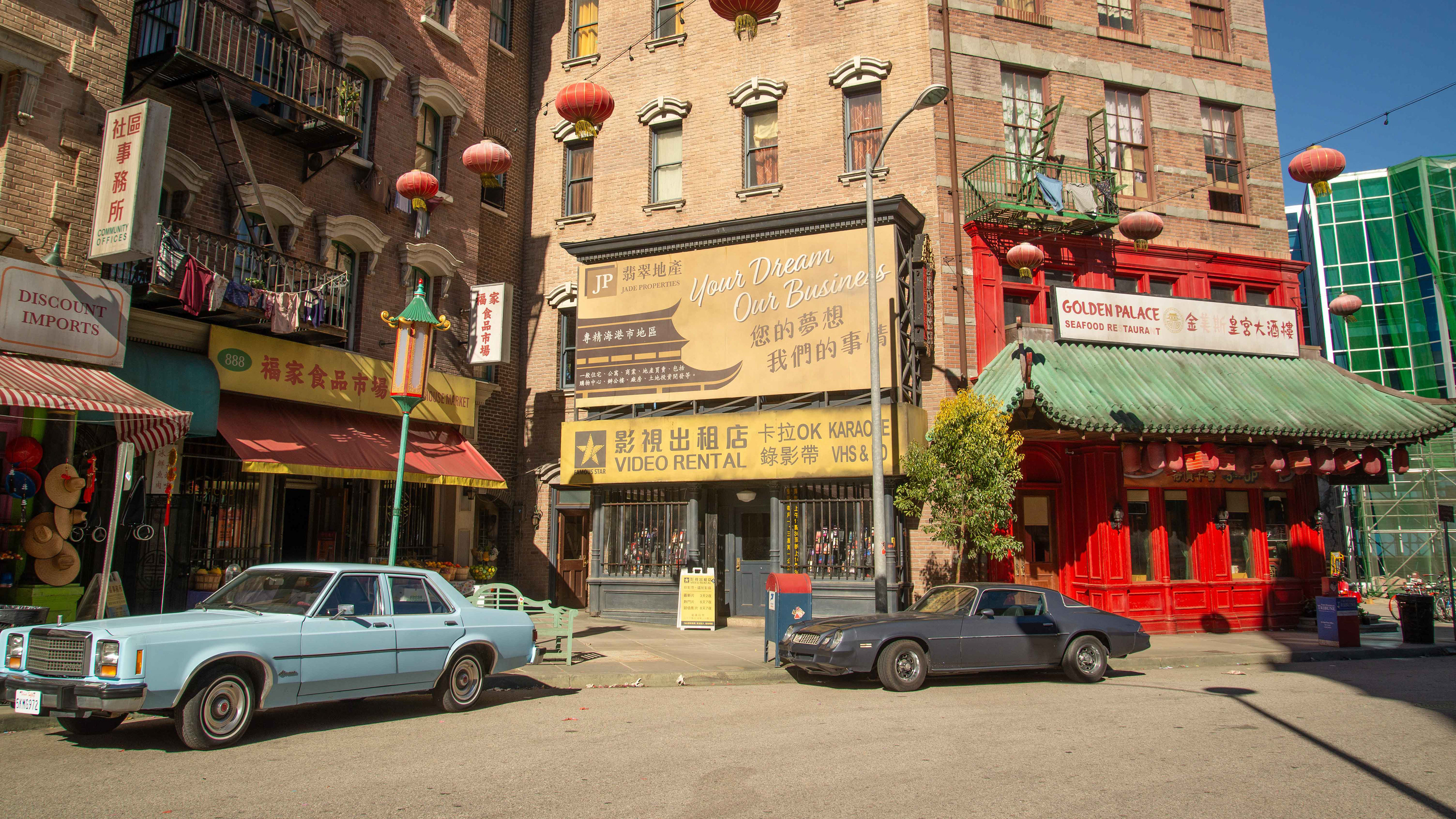 EXT. CHINATOWN Location Build