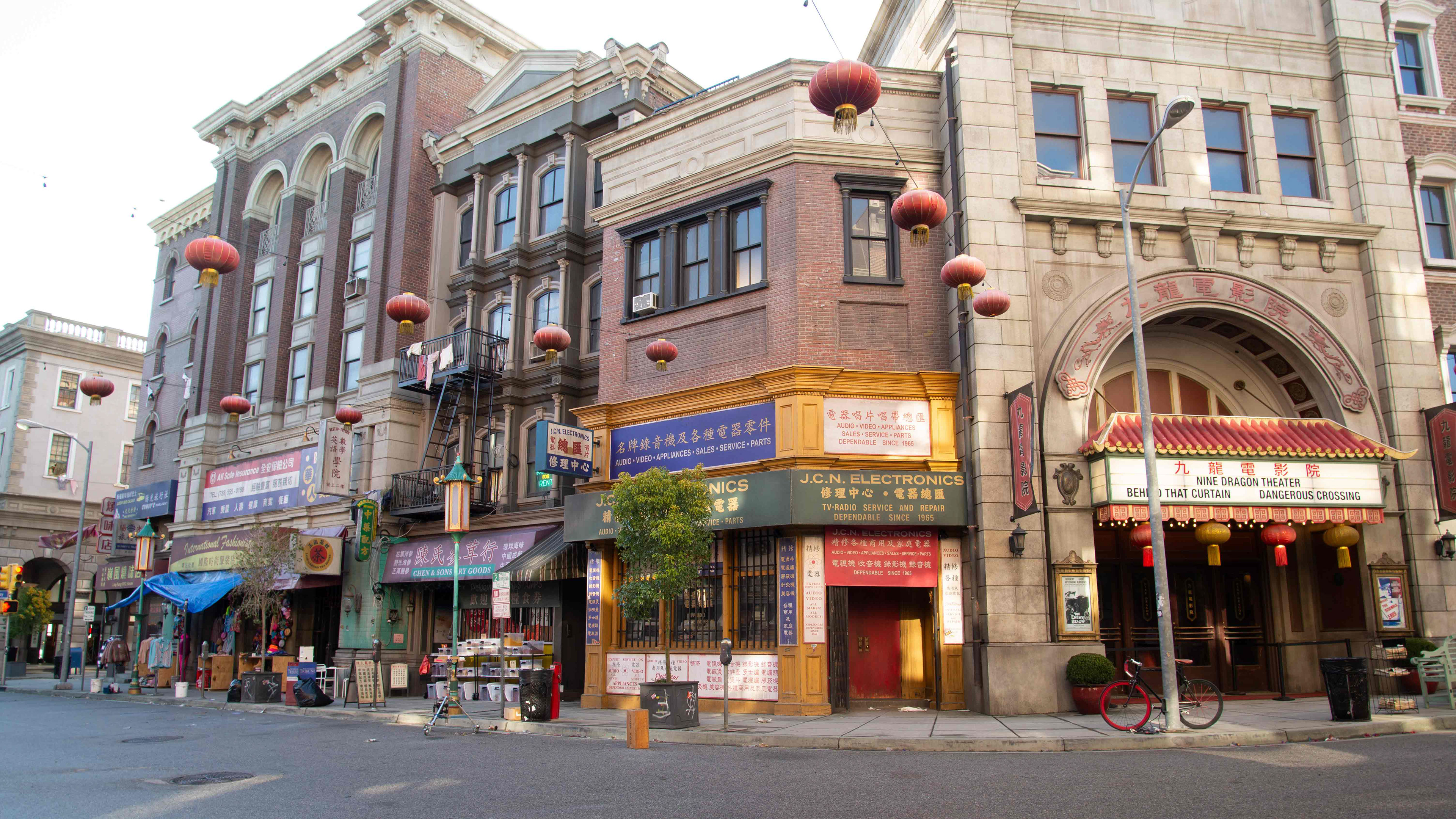EXT. CHINATOWN Location Build