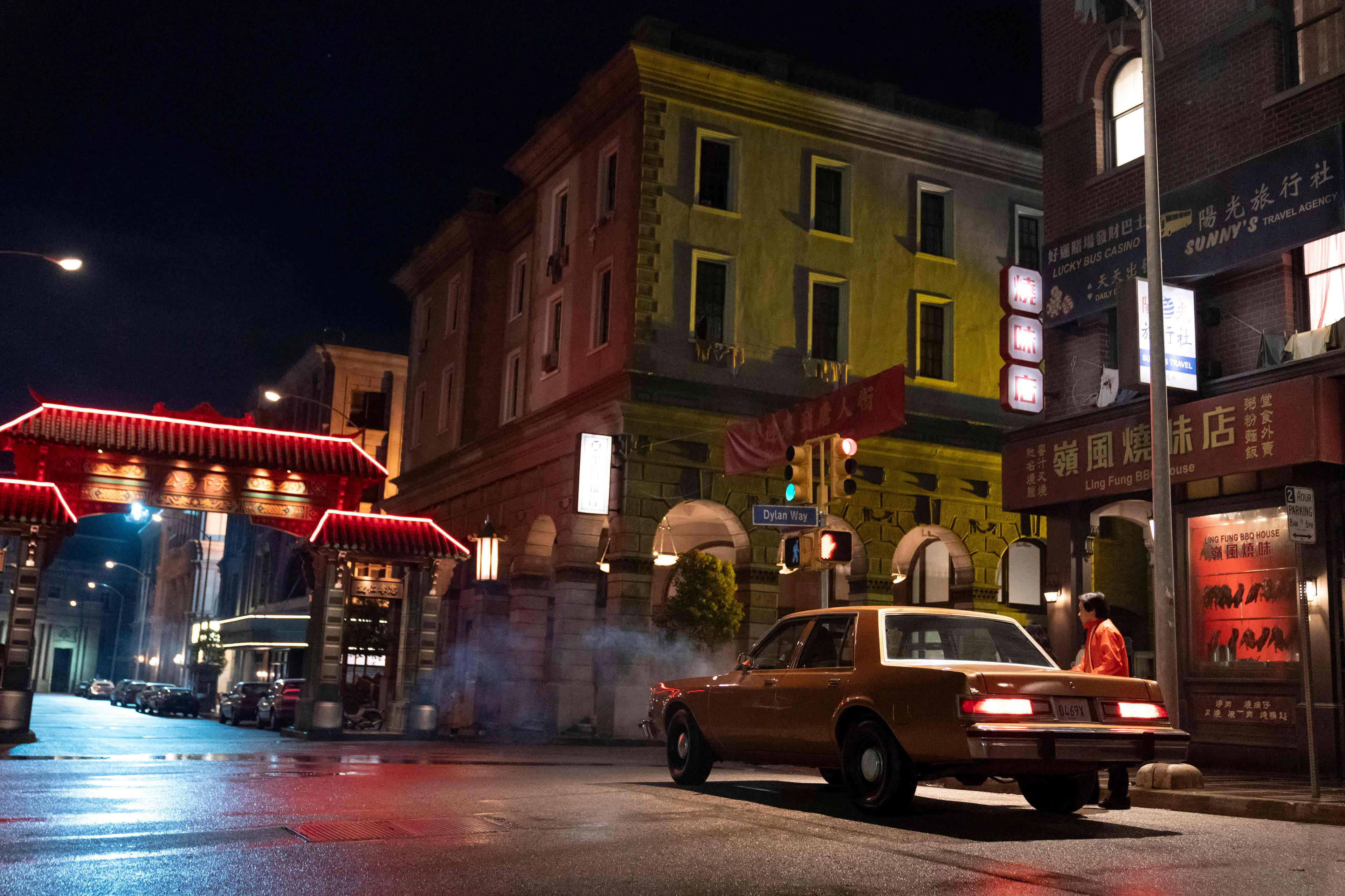 EXT. CHINATOWN Location Build