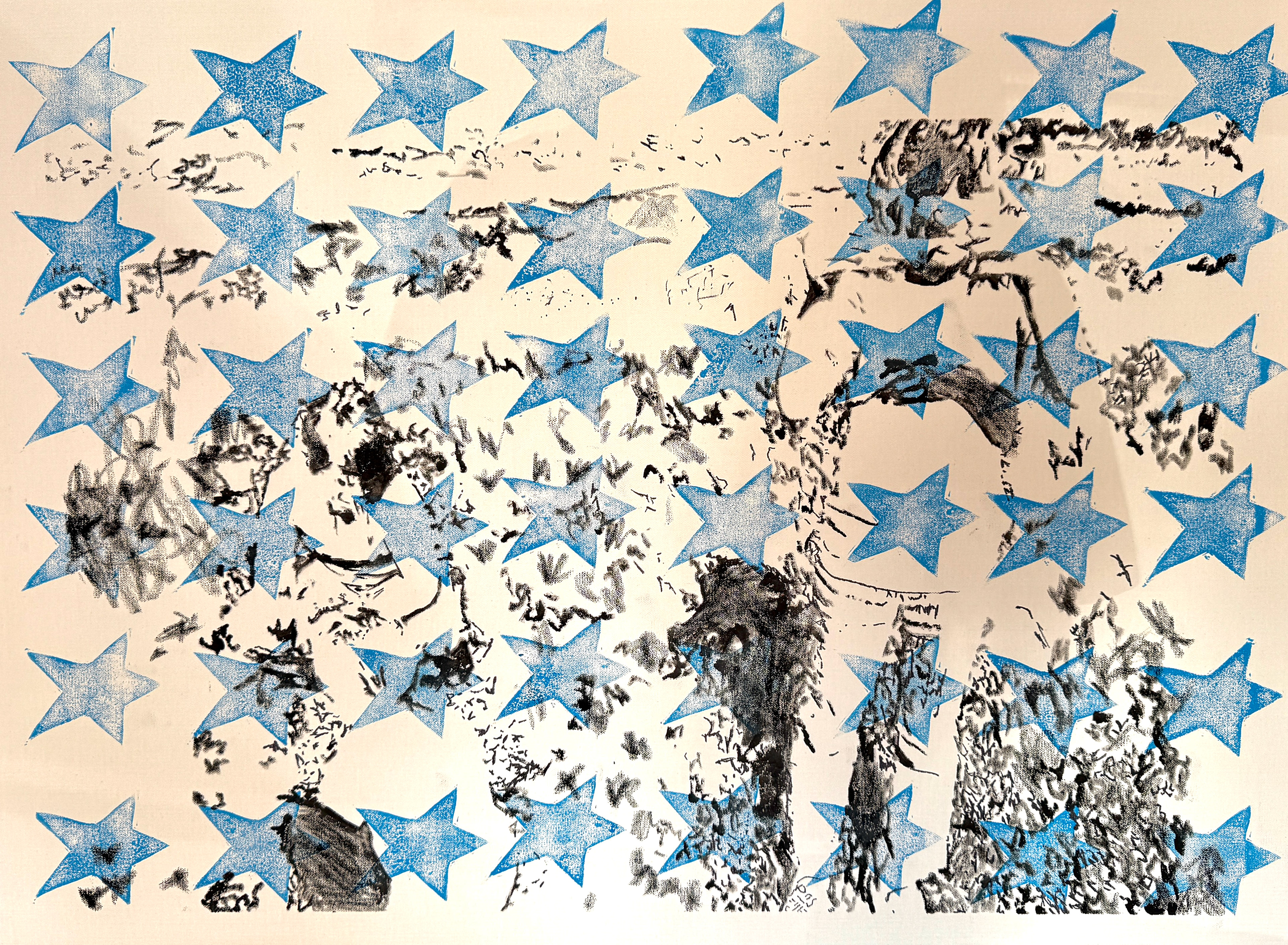 "Cousins at the Park", 40 x 30 inches, Acrylic on Canvas