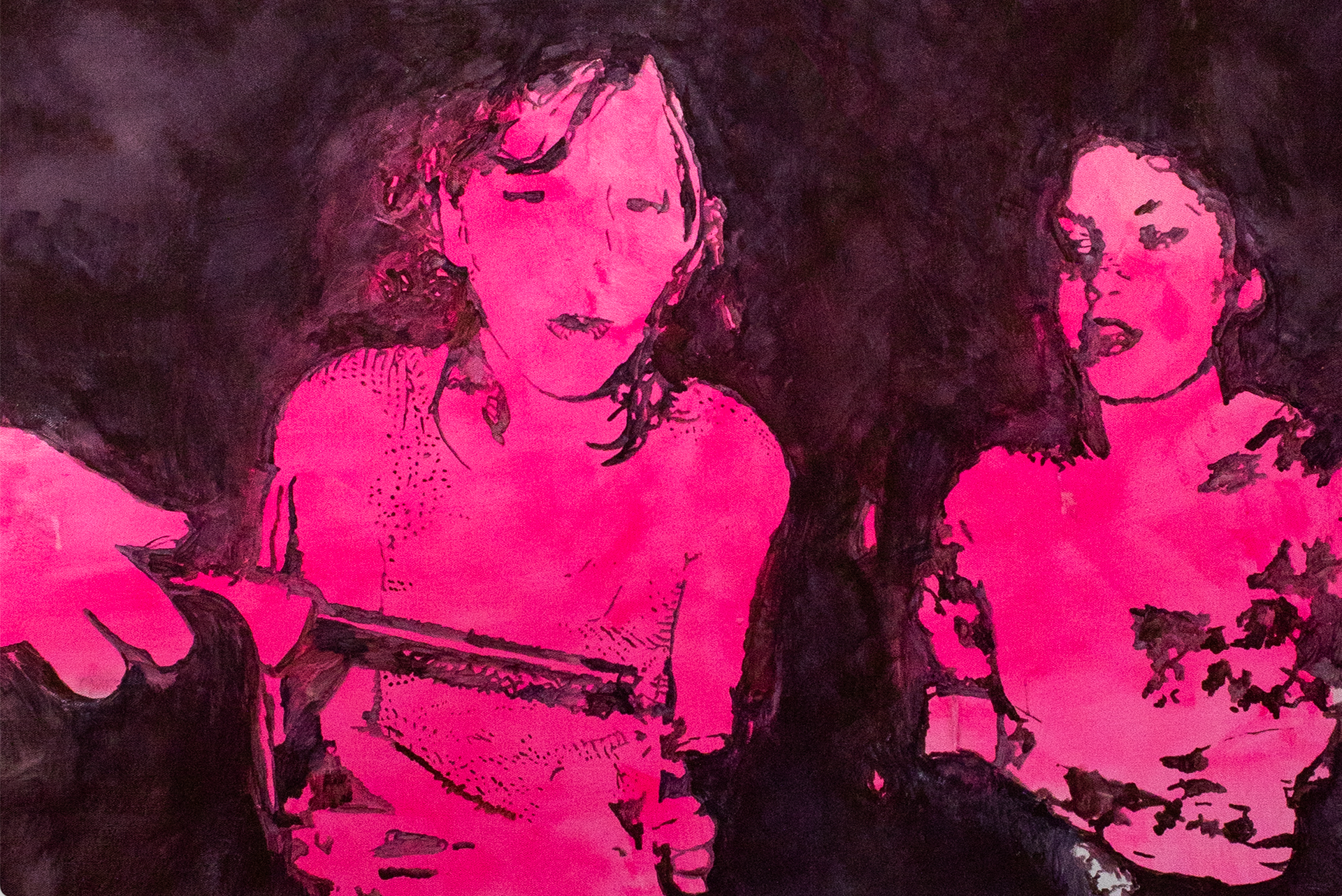 "7th Birthday", 36 x 24 inches, Acrylic on Canvas