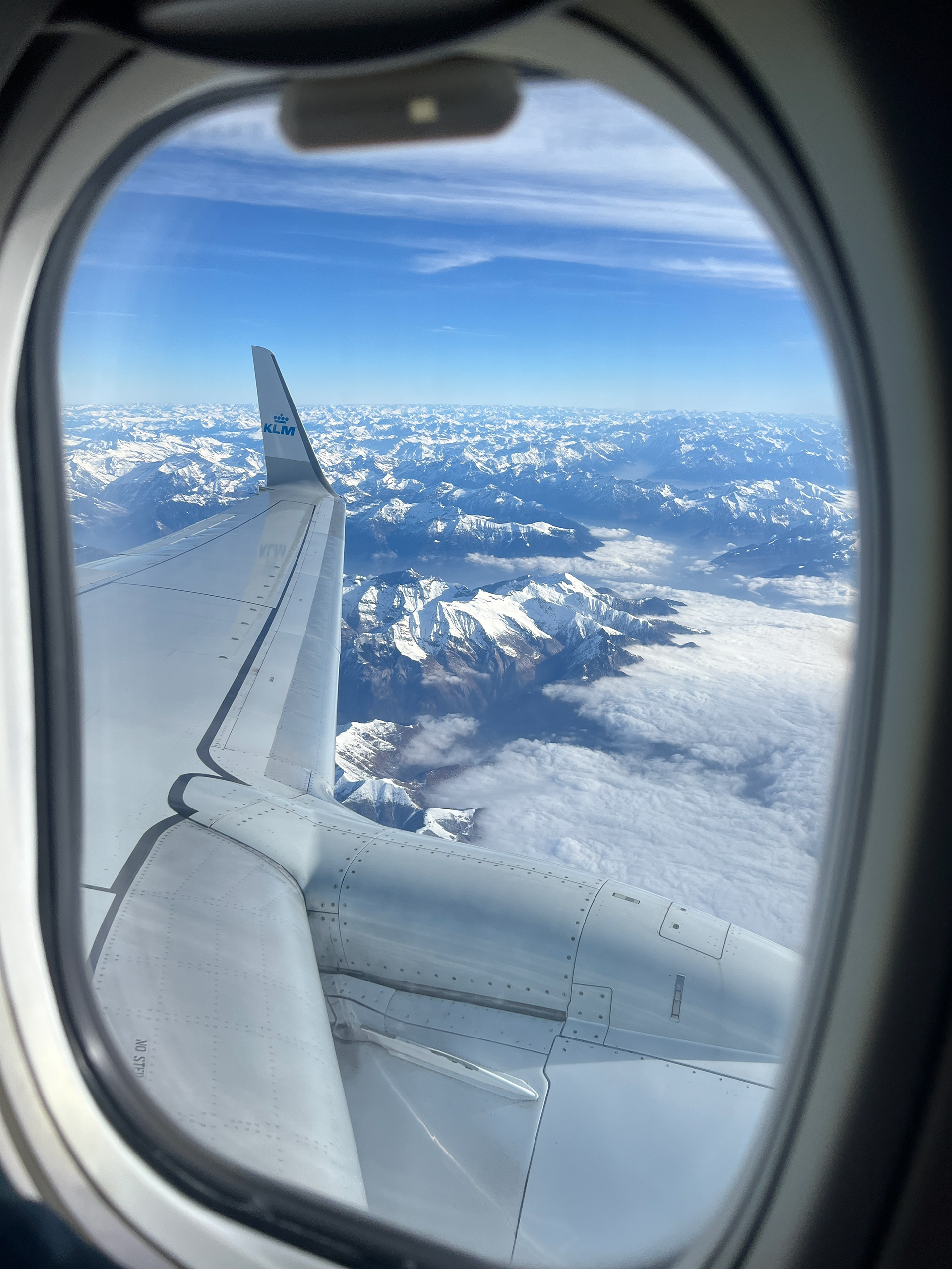 The view from the airplane close to landing in LIN