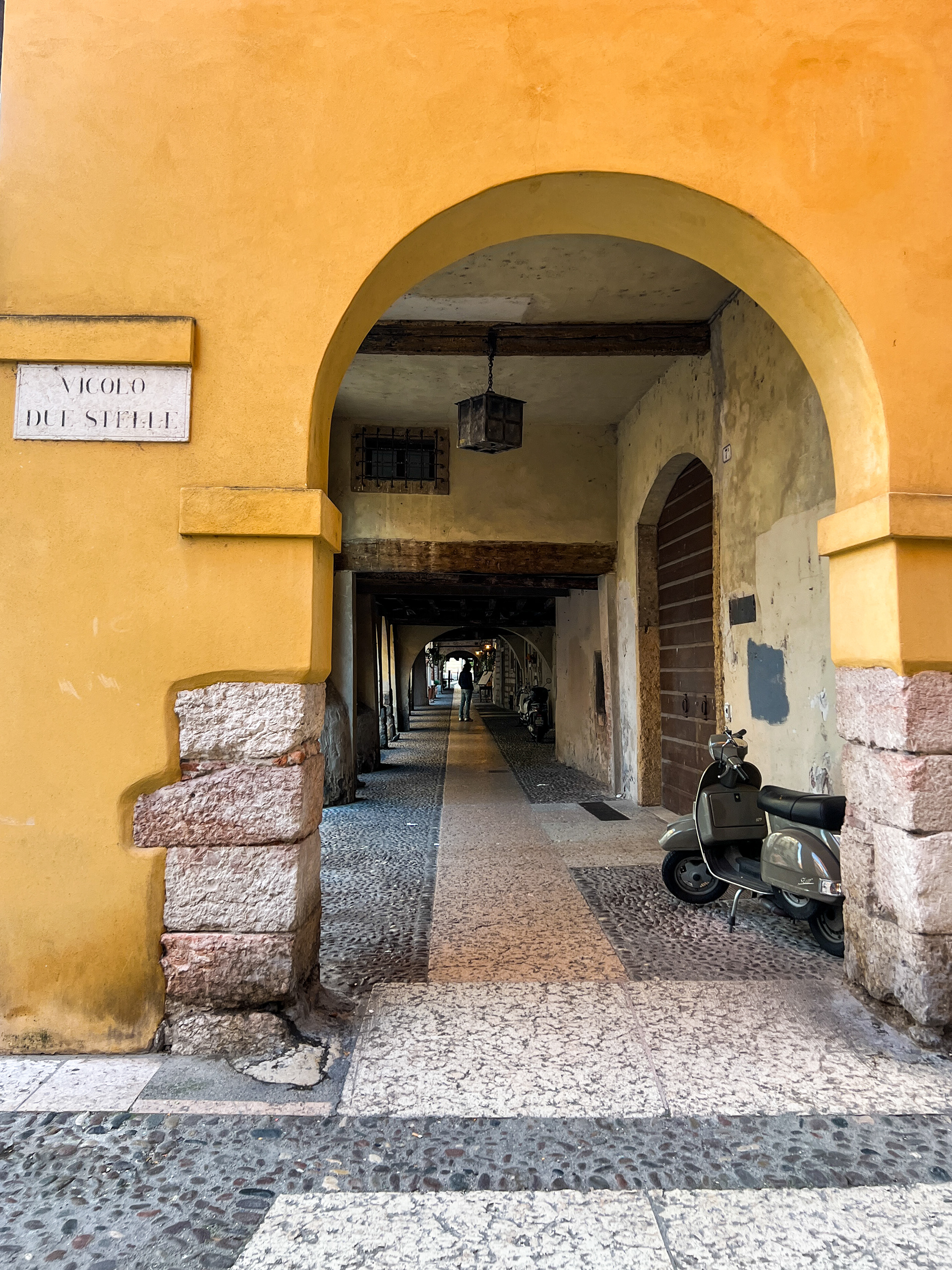 An alleyway in Verona