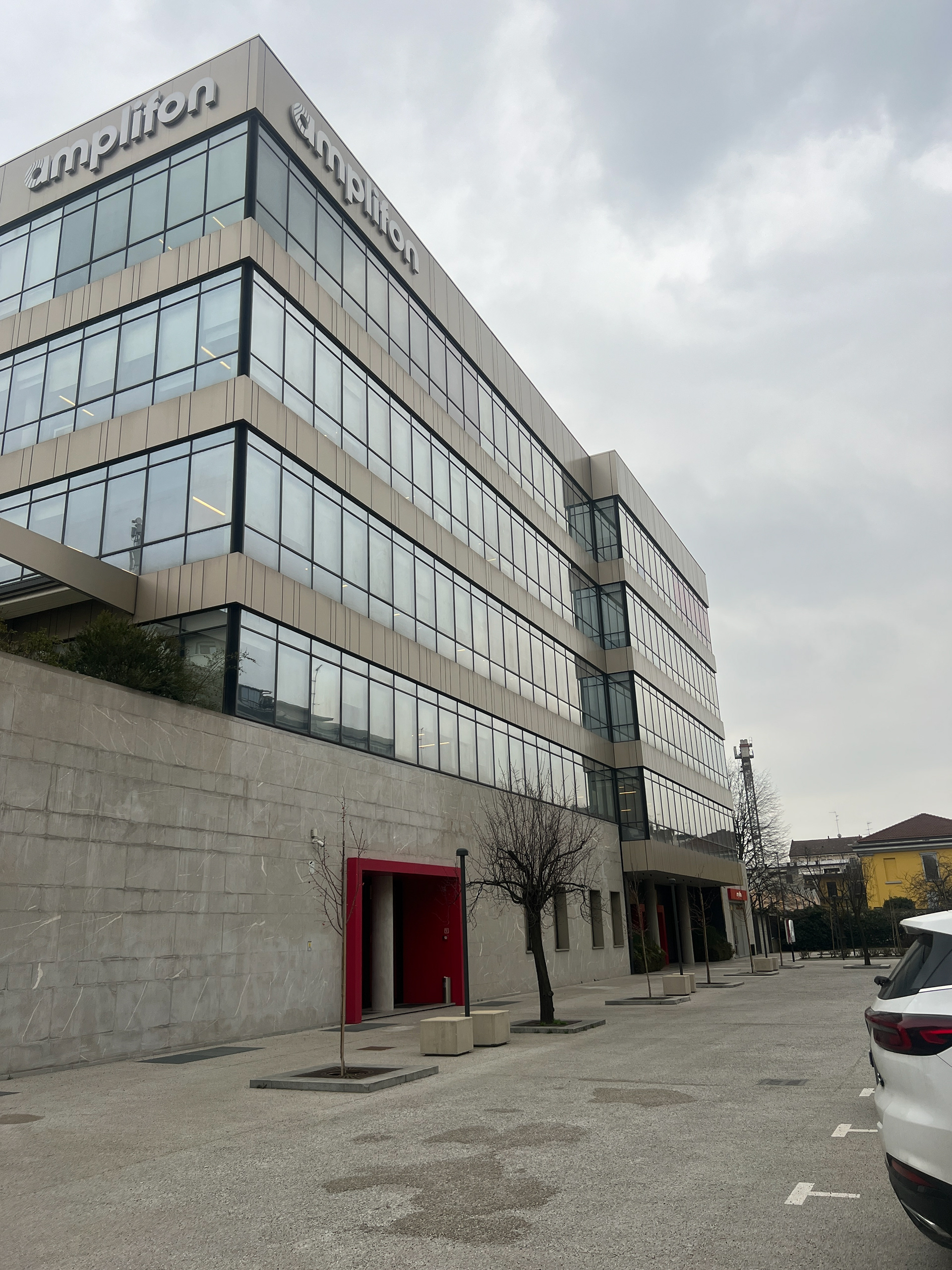 The Amplifon office, Daniel's new workplace