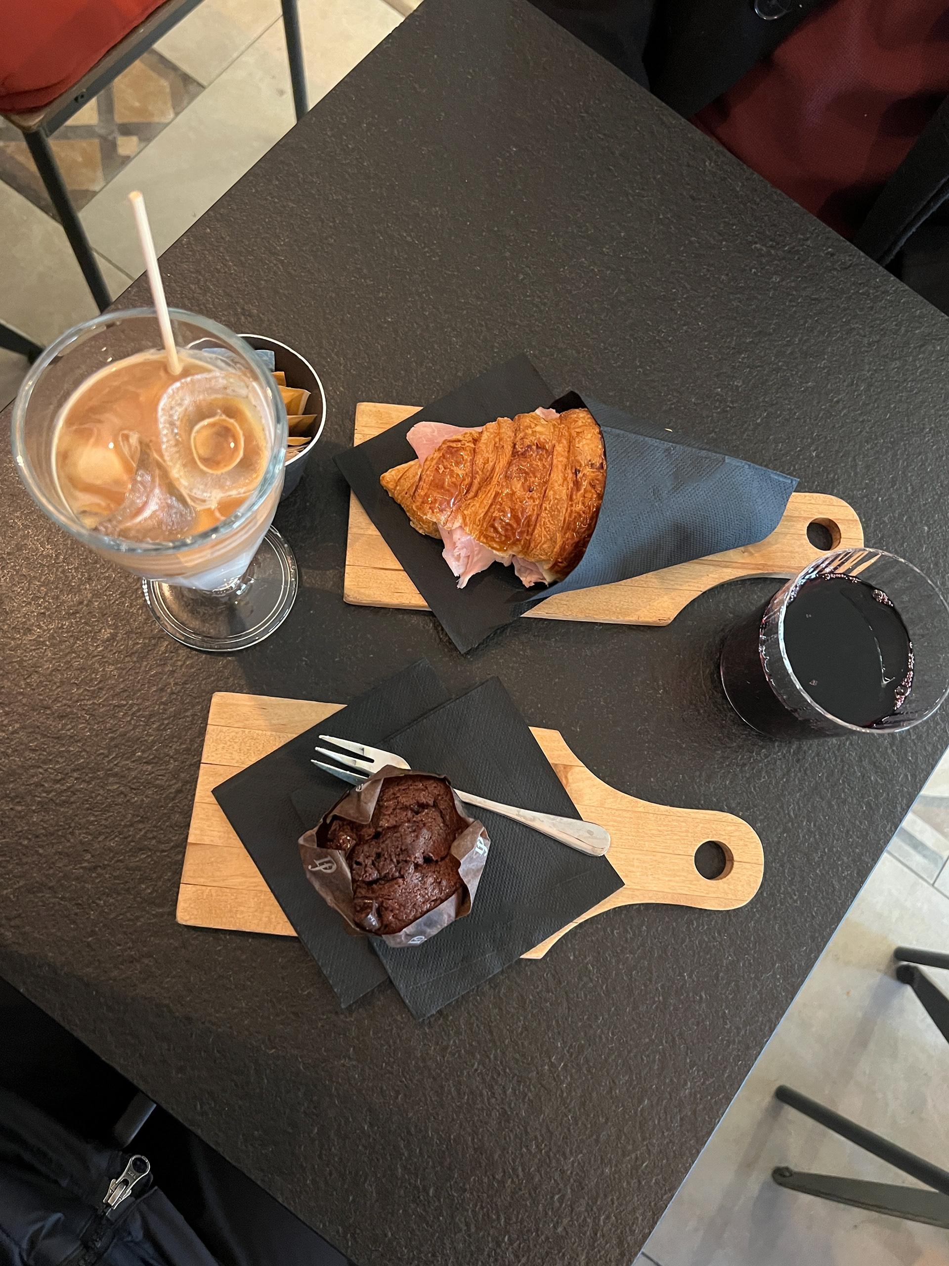 The cafe we stopped at on the way to Aldi on Naviglio Grande