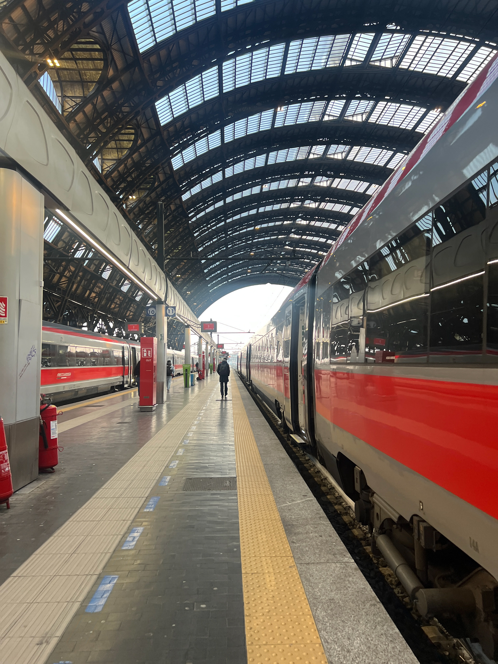 Our train to Verona