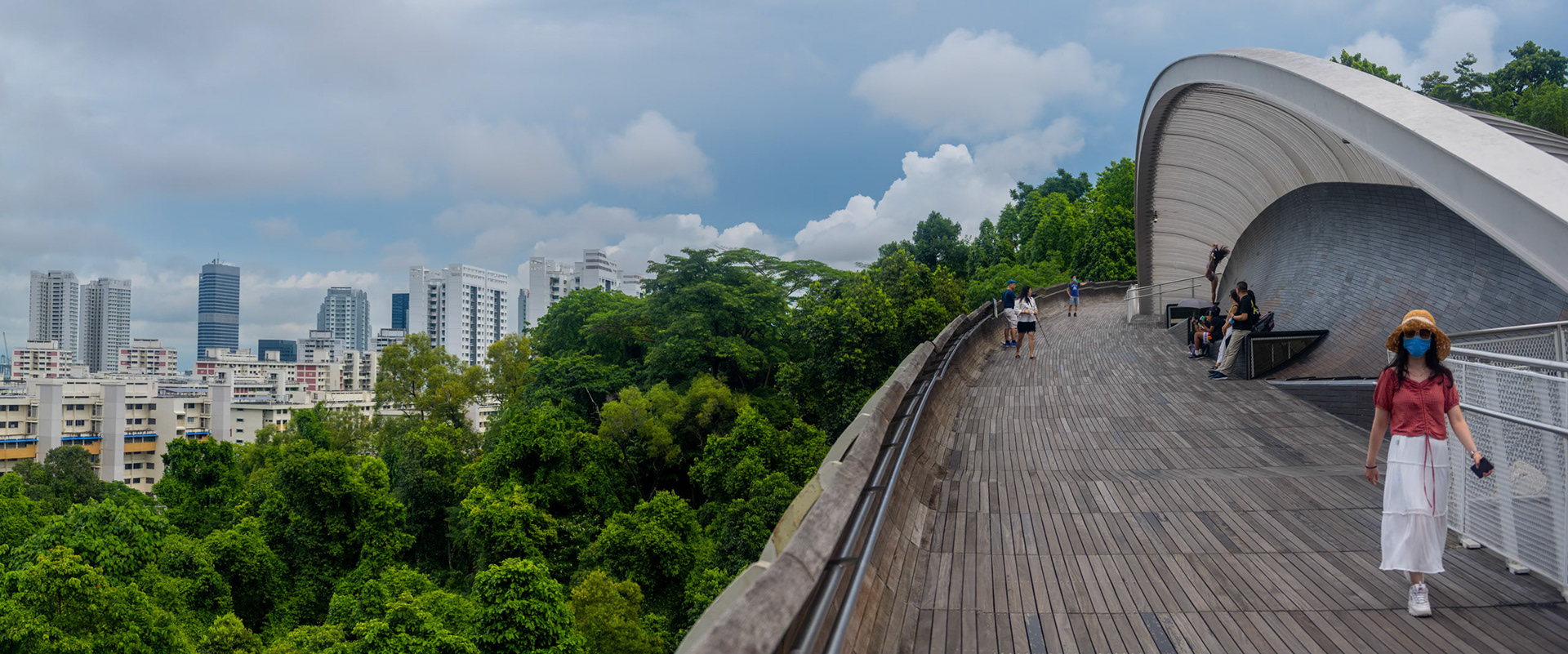 Before going into isloation I visited Henderson Waves, part of Singapores Southern Ridges area.