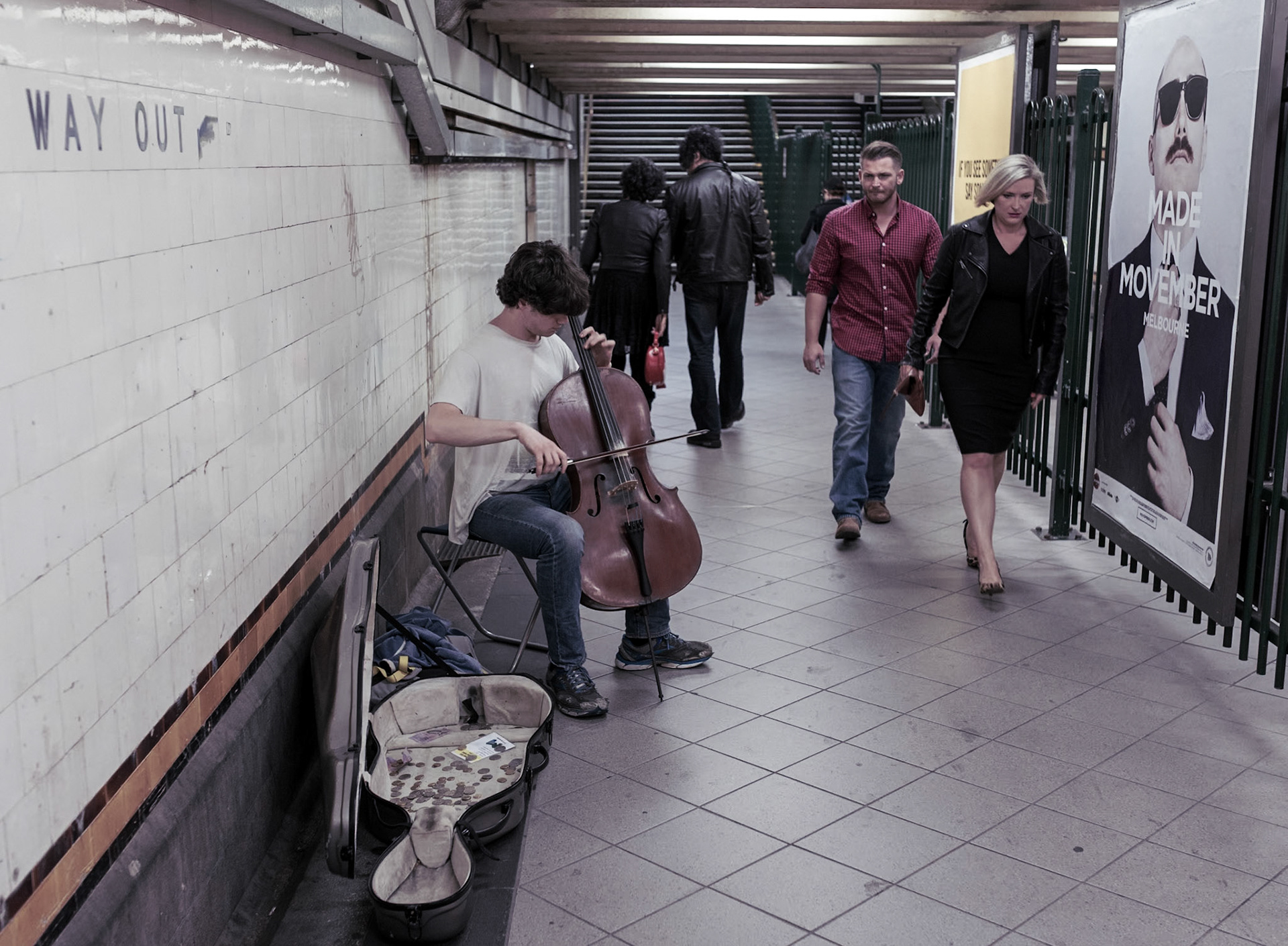 Subway Cellist