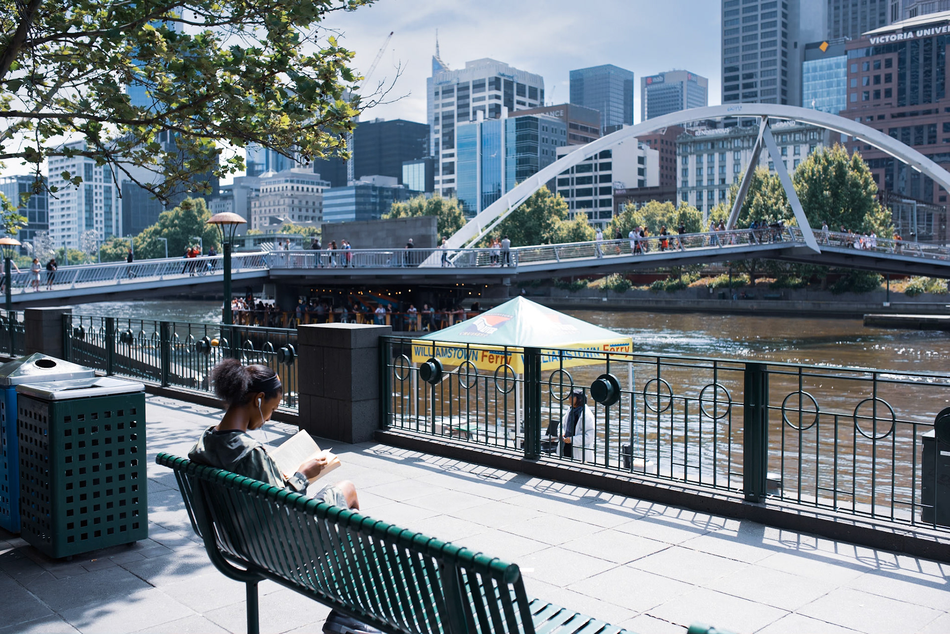 Reading by the Yarra