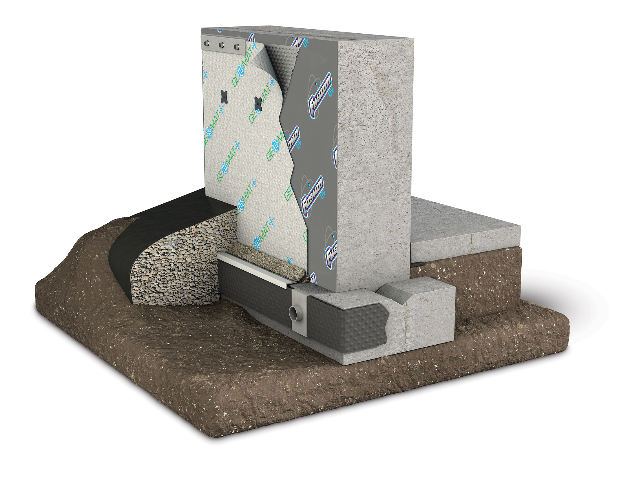GeoMat Drainage Board - Mar-flex Waterproofing & Building Products