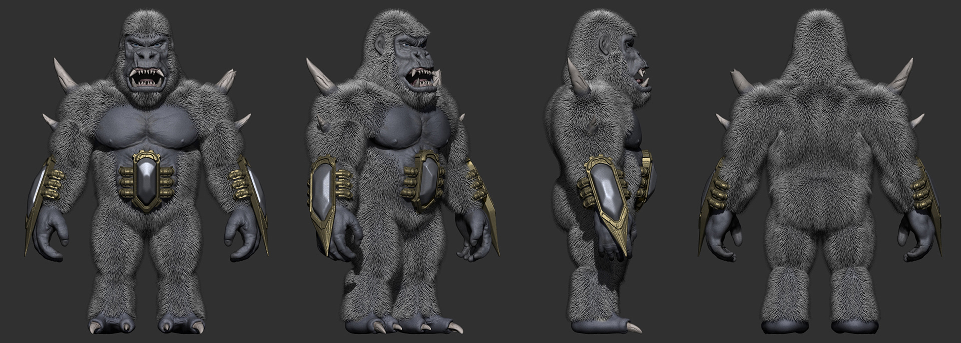 Tertiary Detailing + Base Color + Refinement