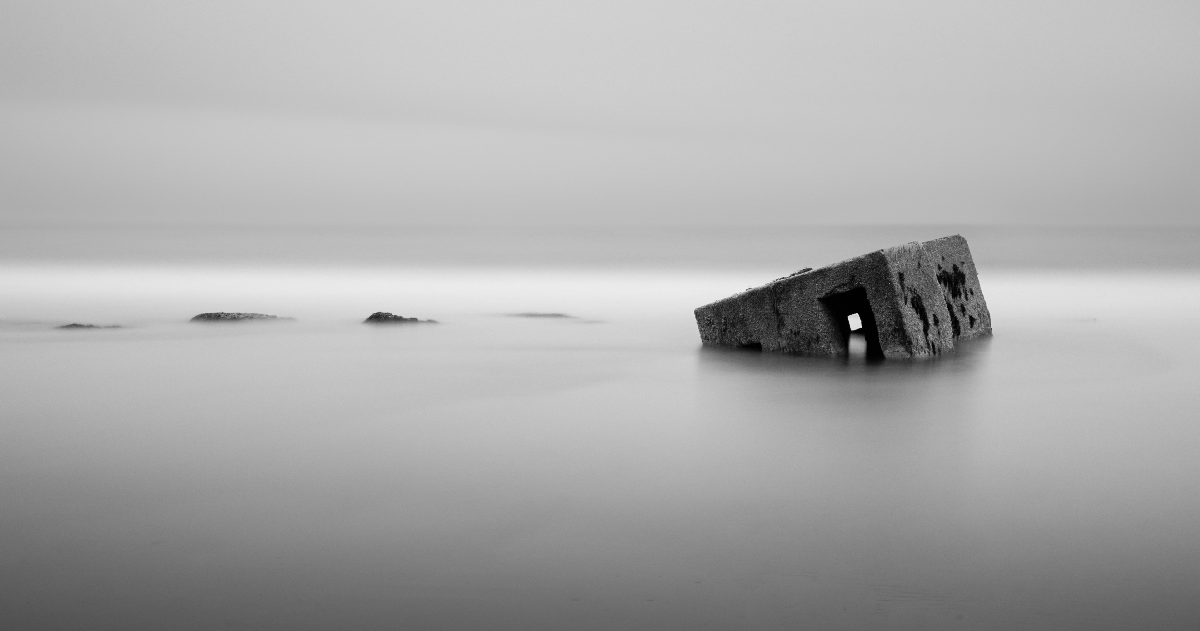 'Sands of time ' WW2 pill box Findhorn