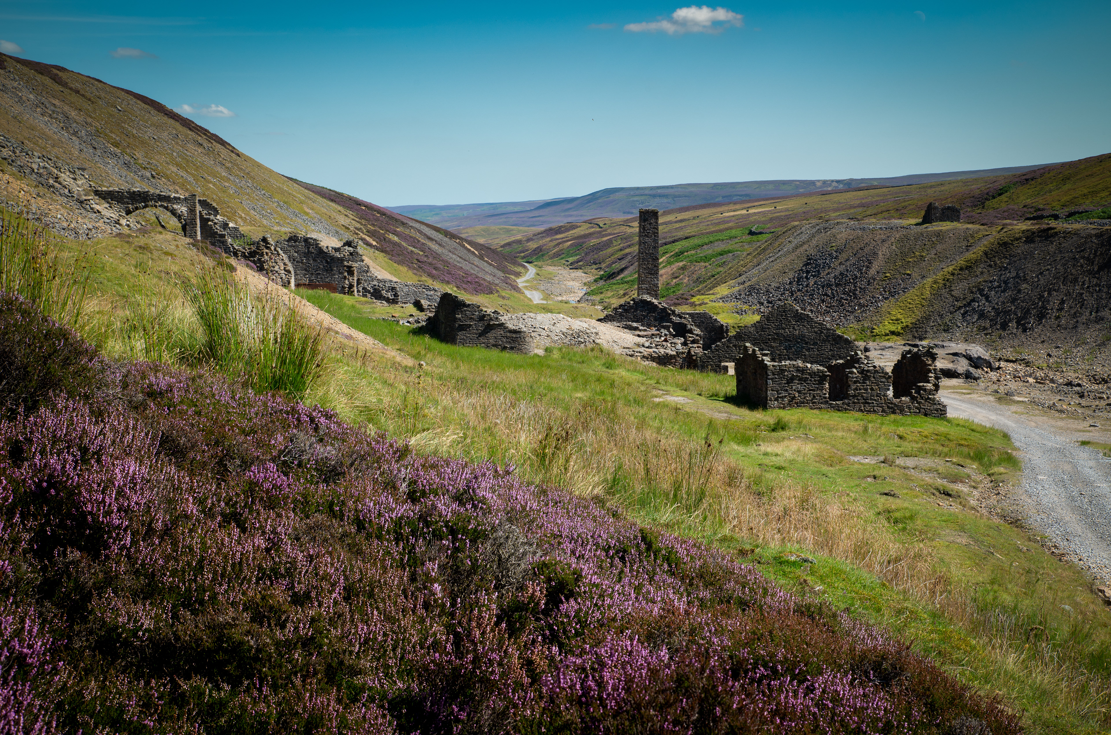 Old gang Smelt mill Yorkshire Dales