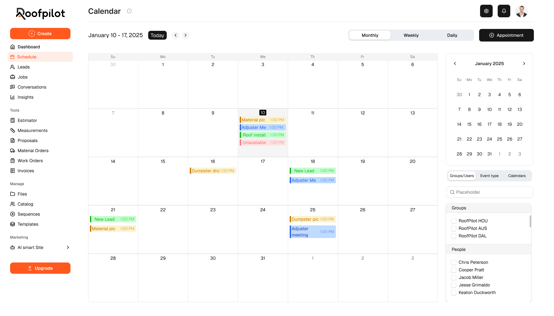 Scheduling