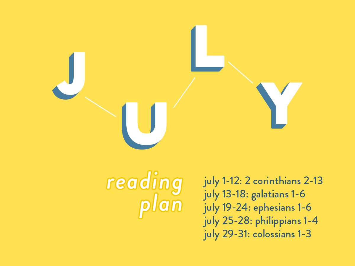 (Jun 2019) Graphic highlighting Bible reading plan of the month. Photoshop.