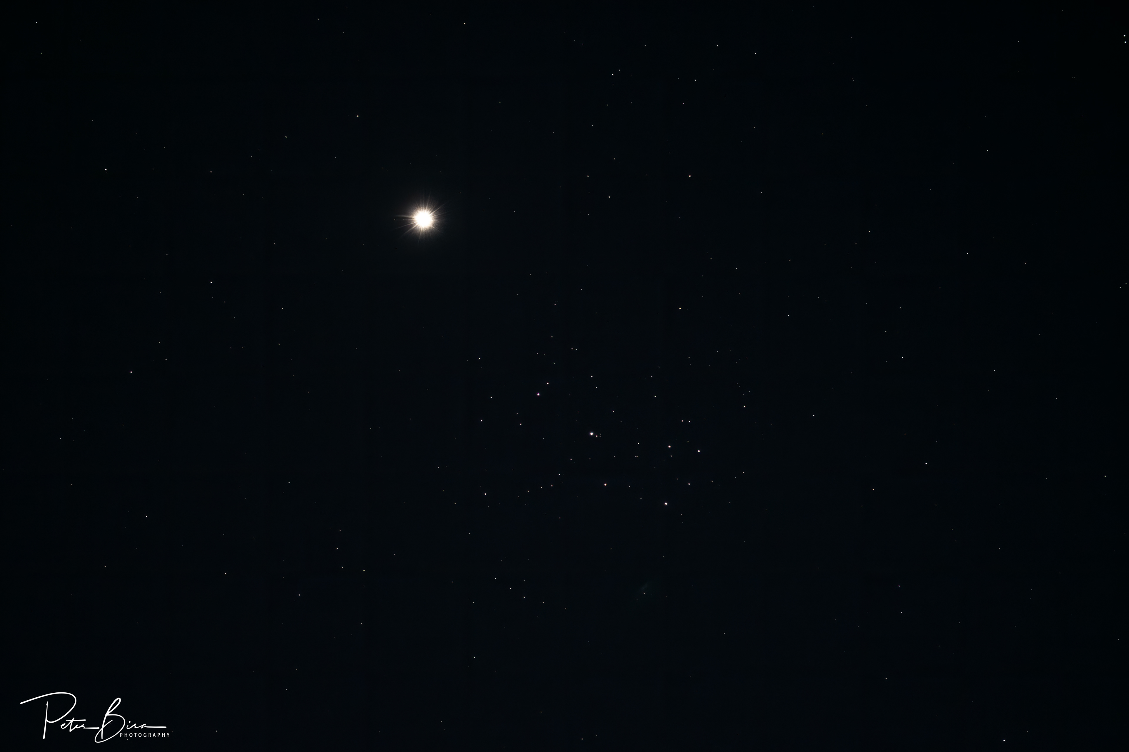 Venus and the Pleiades