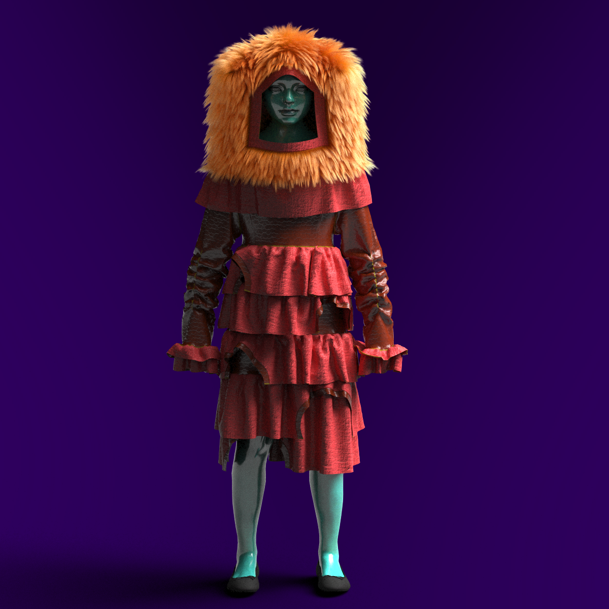 outfit2- rendered in clo3d