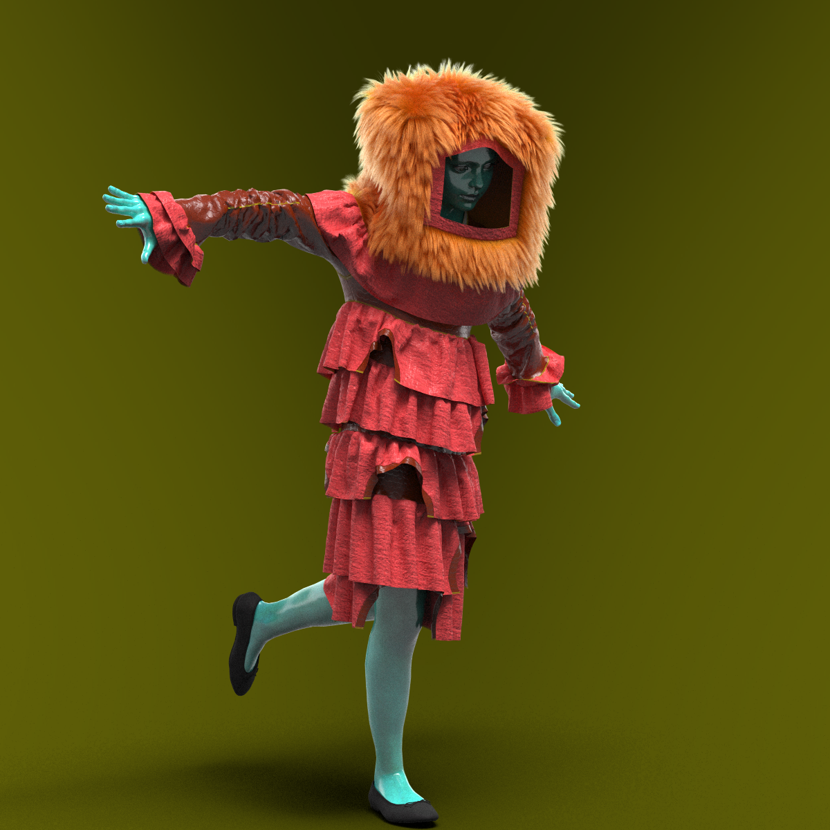 outfit2- rendered in clo3d