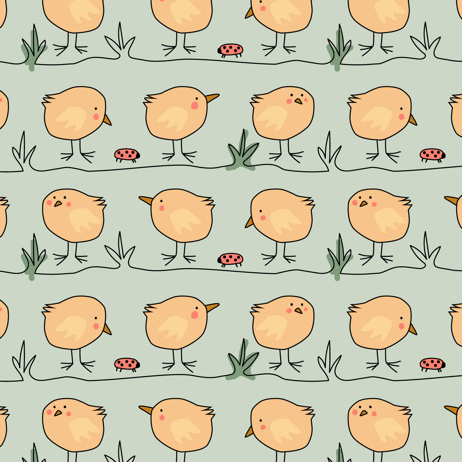 Chicks Pattern