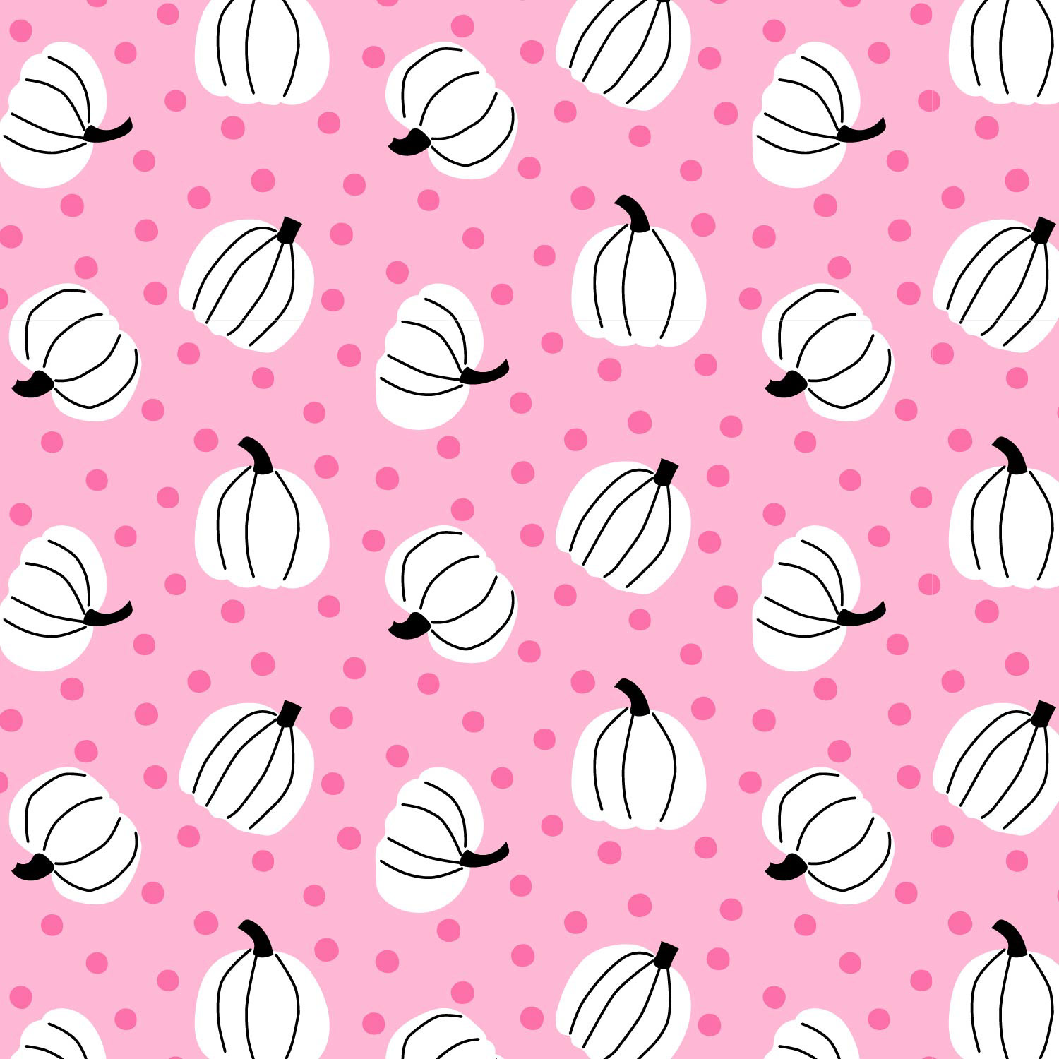groovy pink pumpkins white