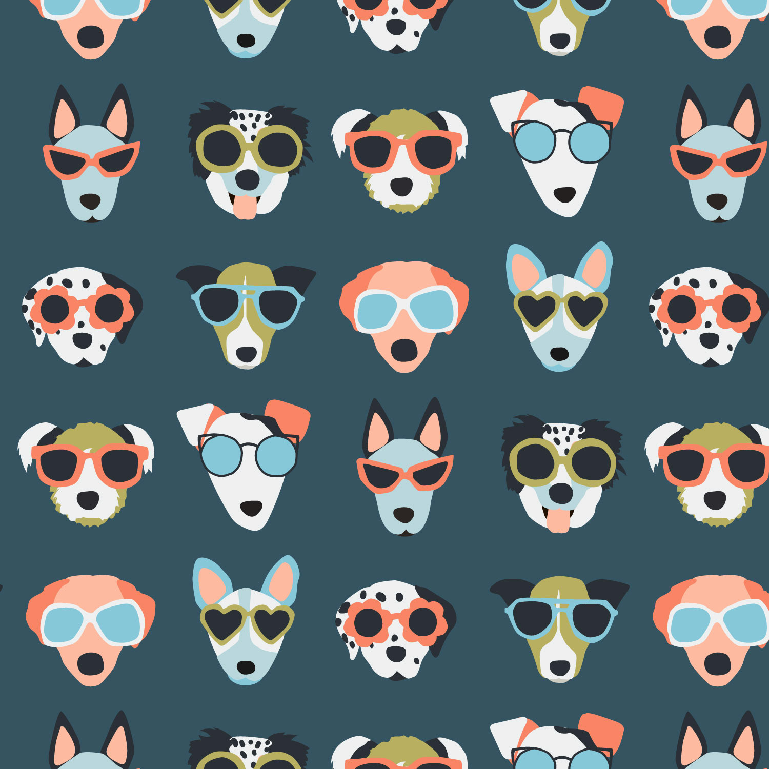 Pups in Sunnies Bright