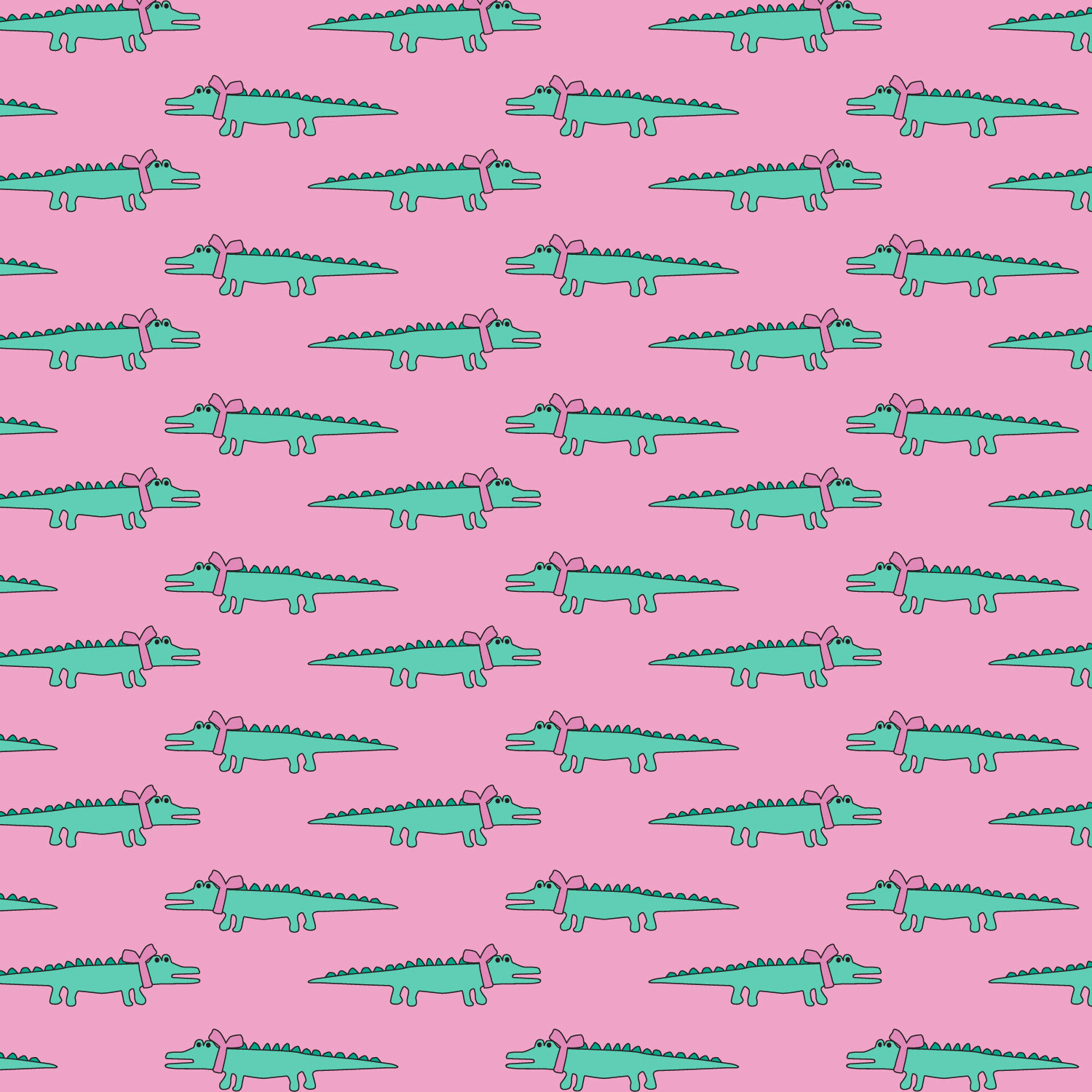 Lizards on Pink
