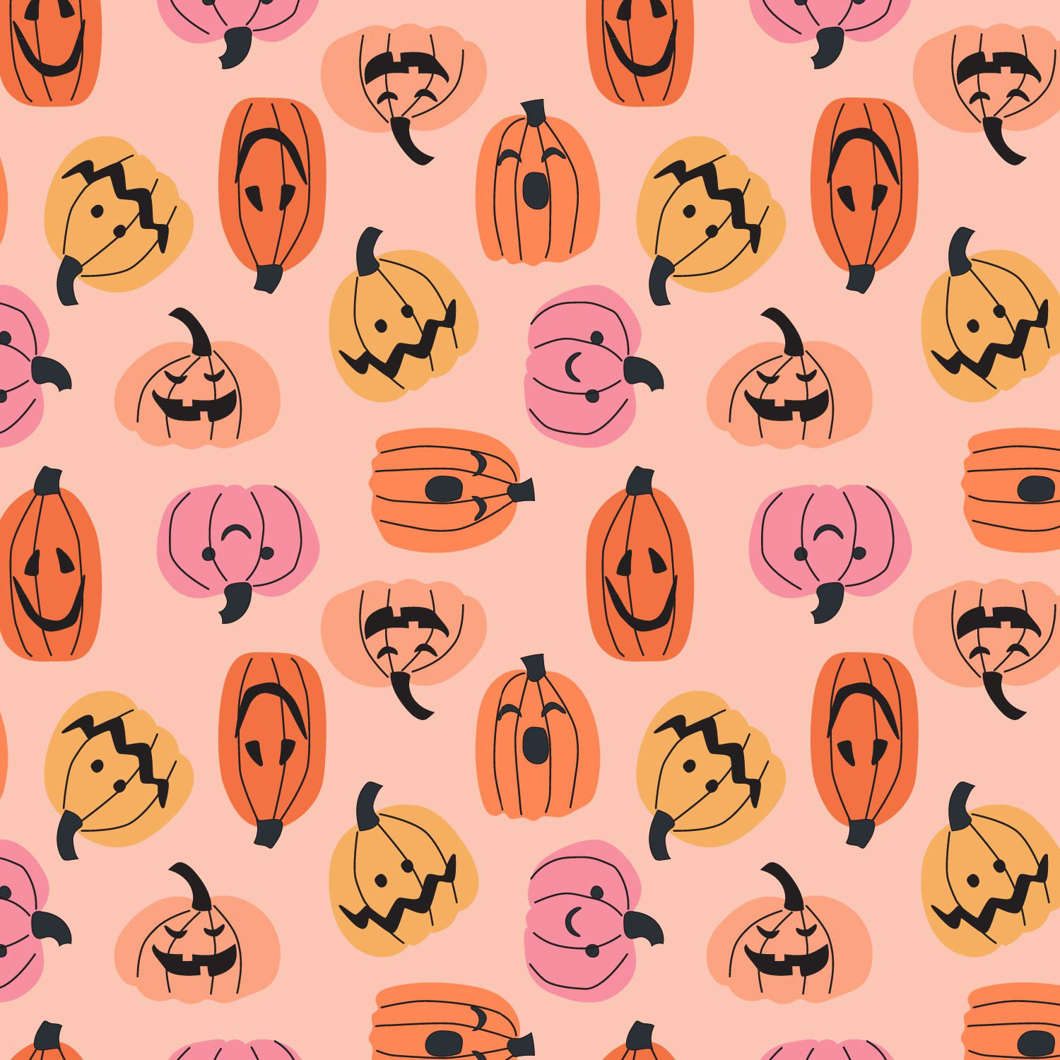 trick or treat pumpkins tossed