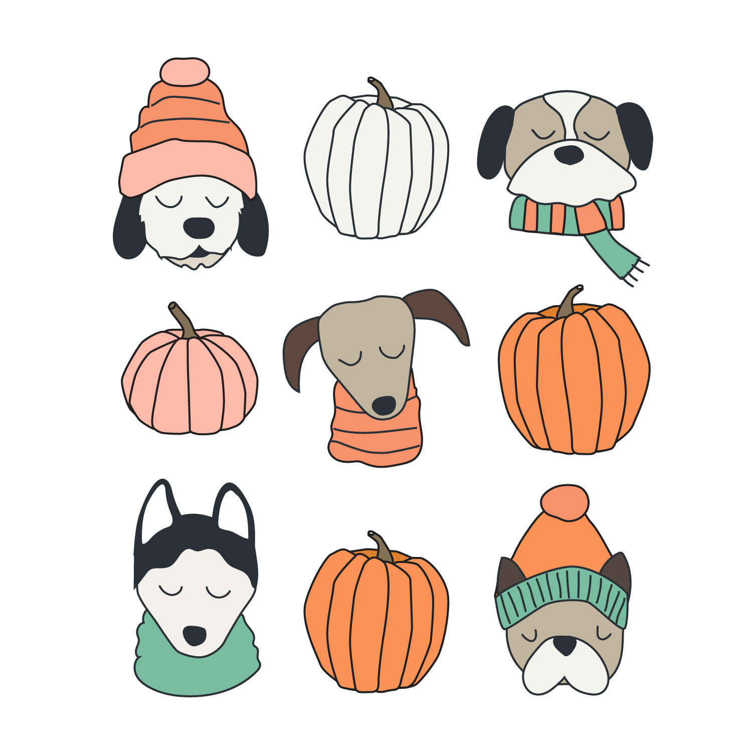 Pups and Pumpkins
