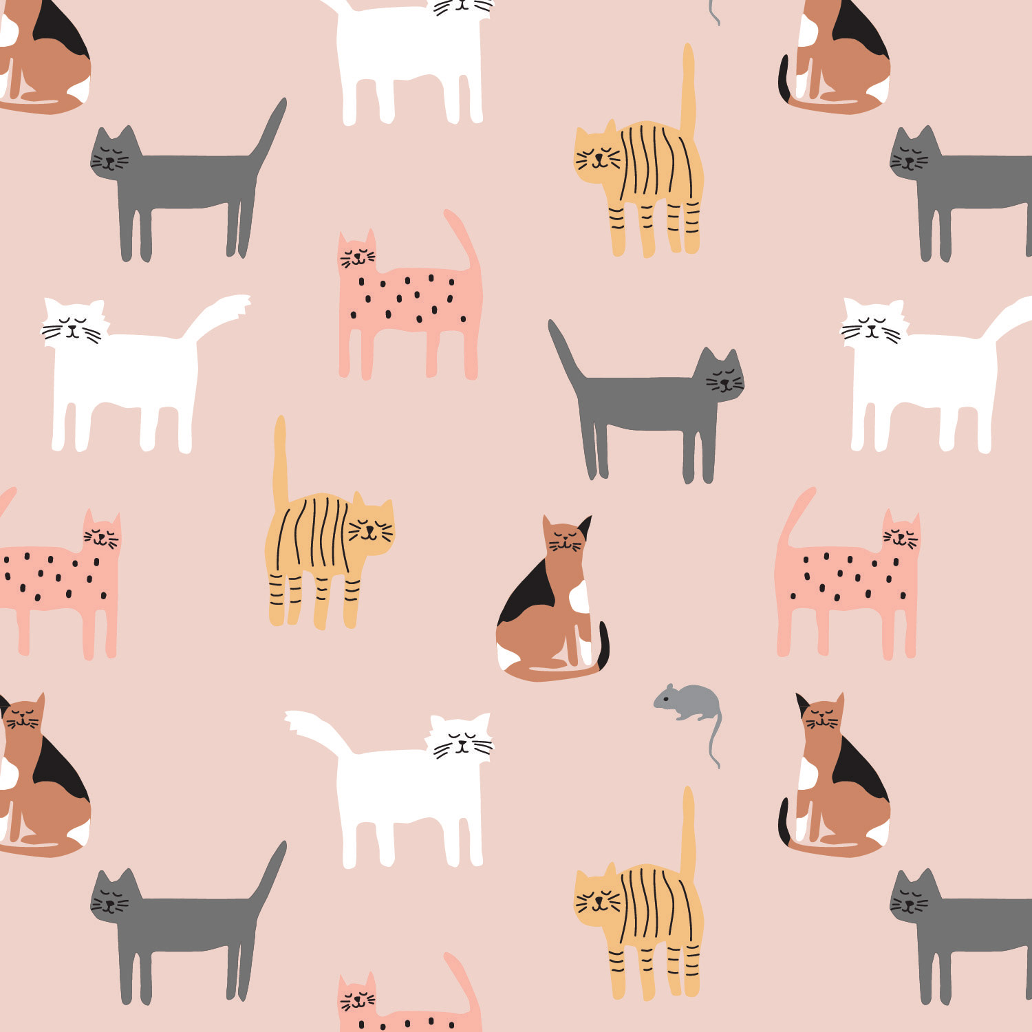 Full Cats pattern