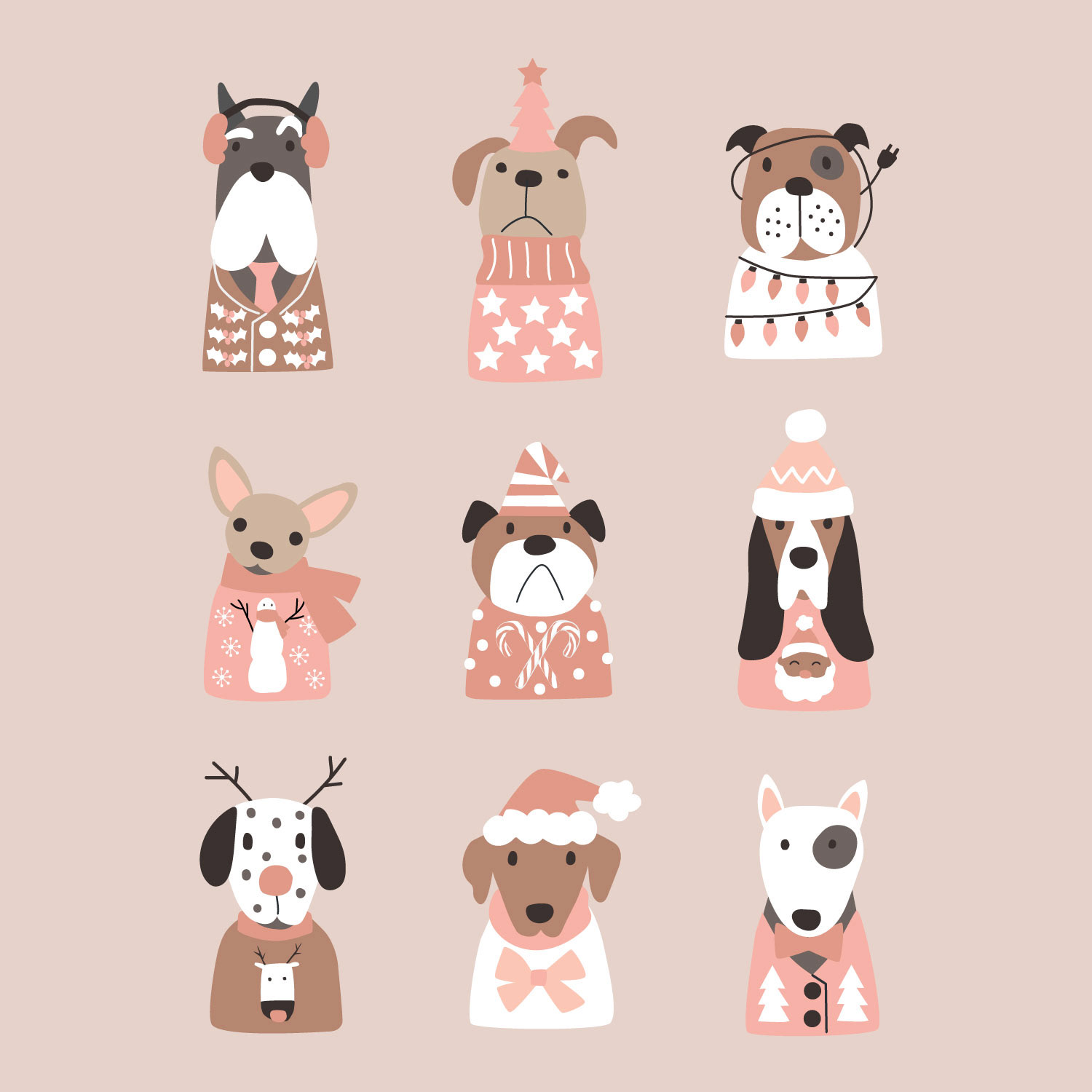 Retro Pups Neutral