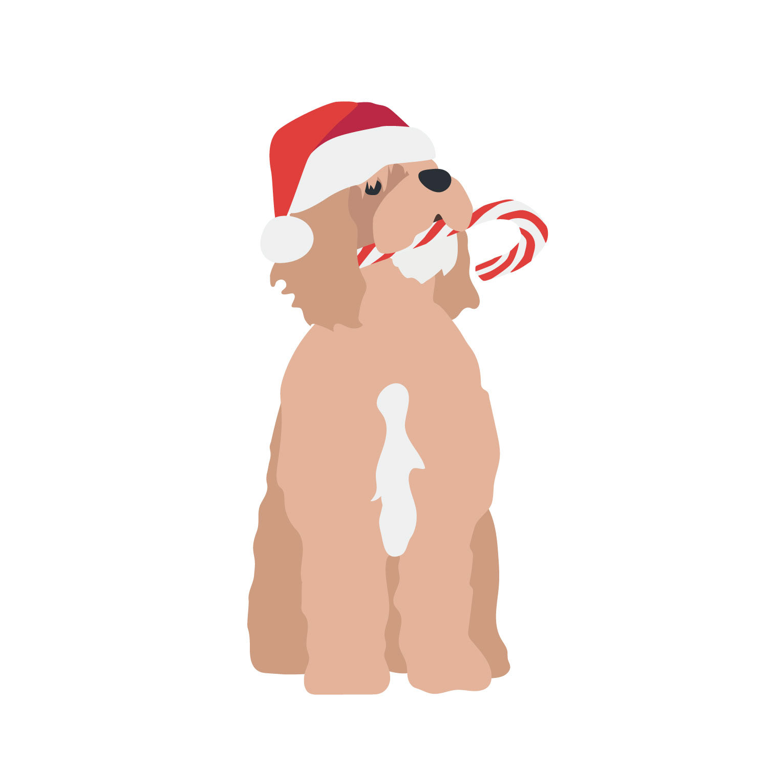 Pup Candy Cane