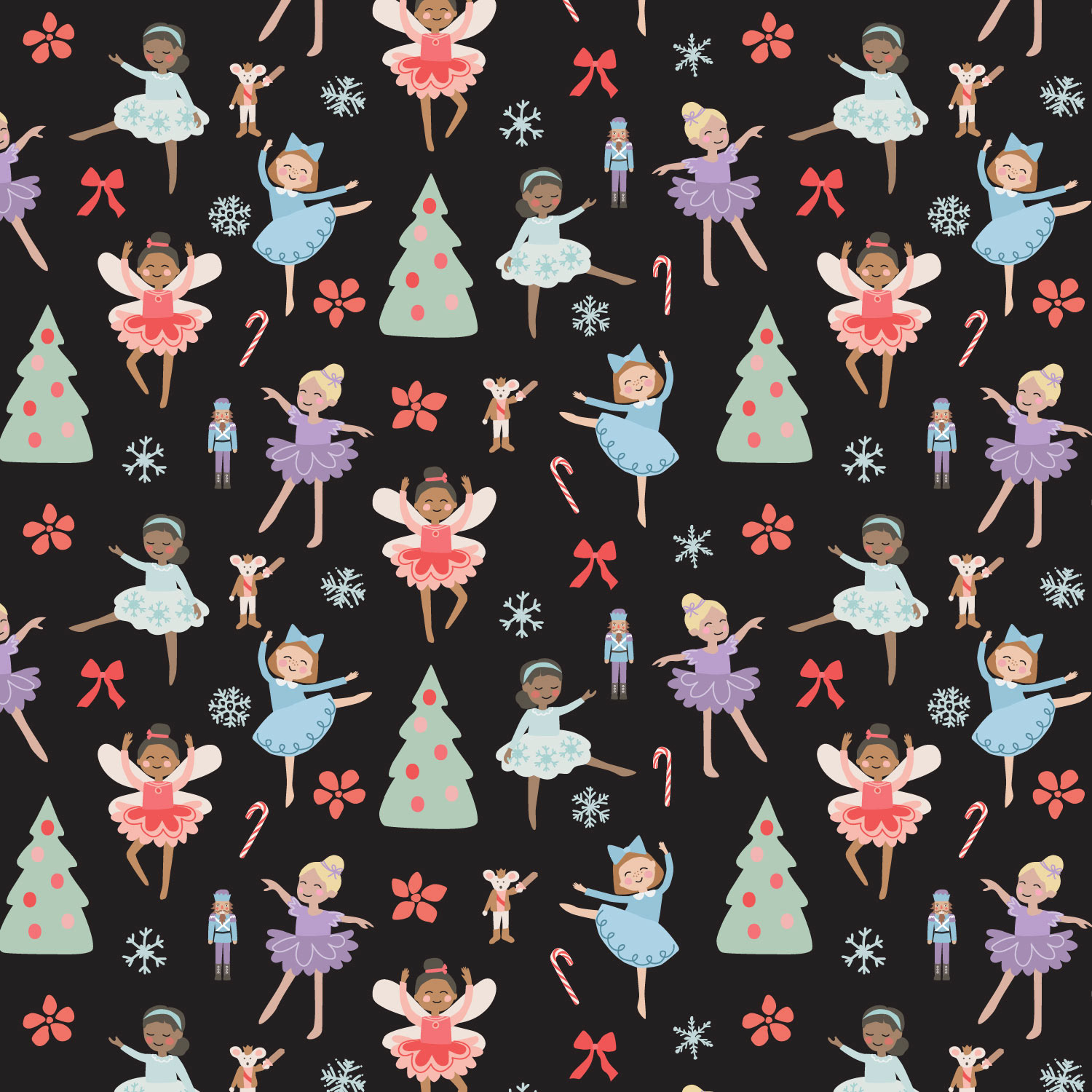 Little Nutcracker on Black