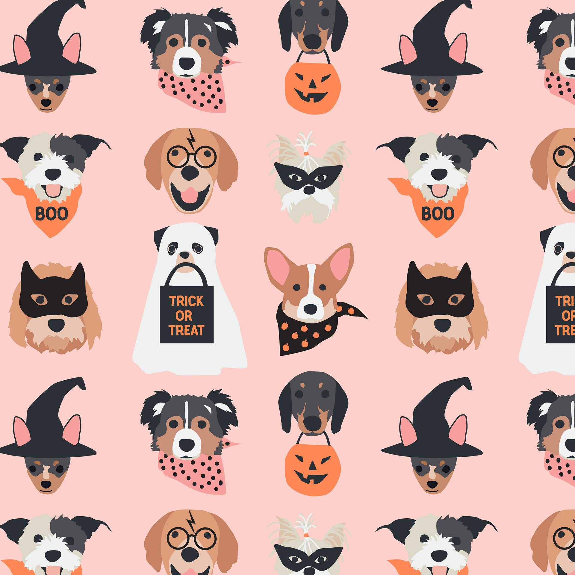 Halloween Pups 2.0 Pattern