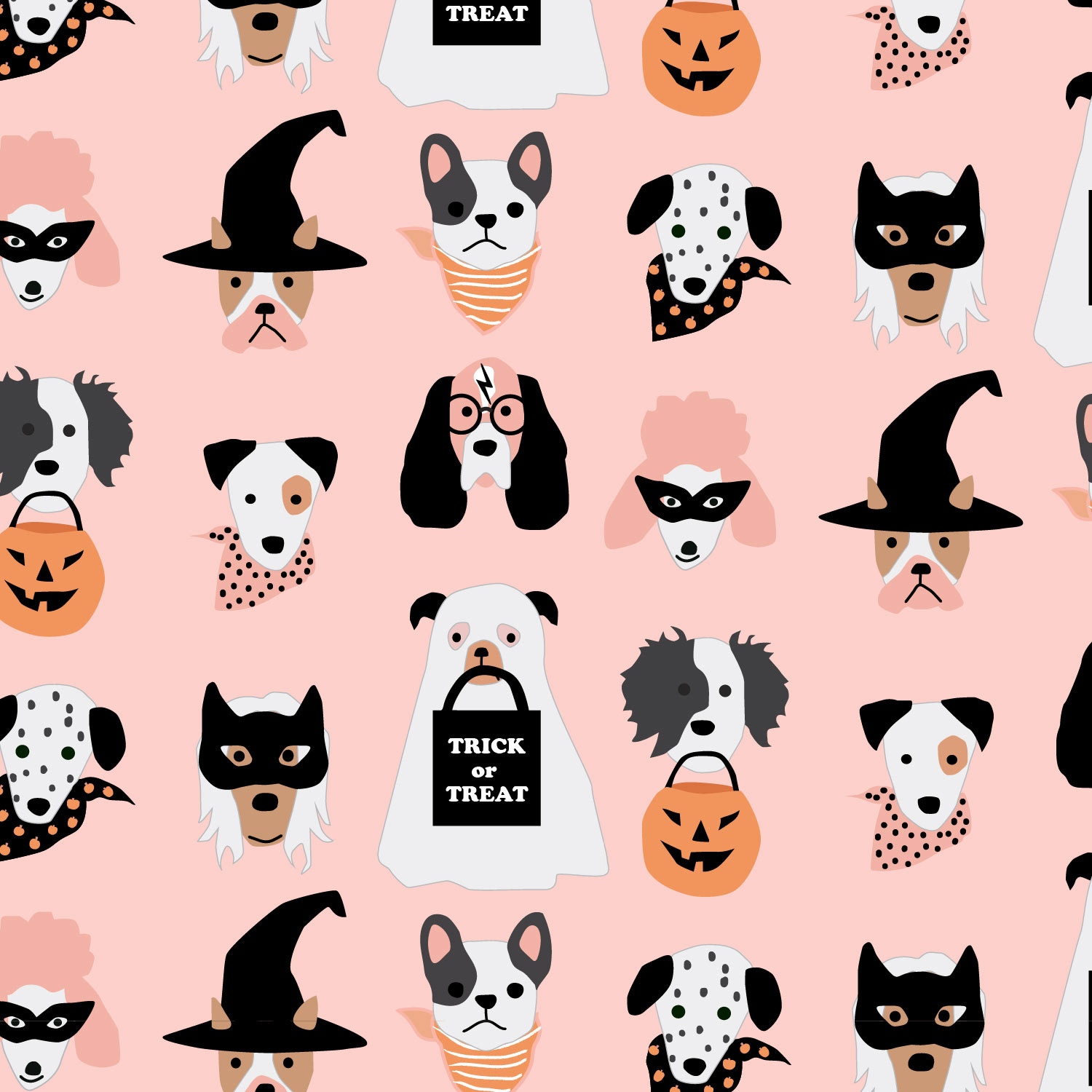 Halloween Pups Pattern