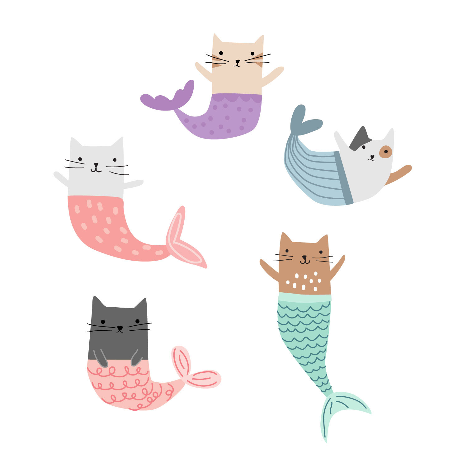 Mer-cat Purr-maids