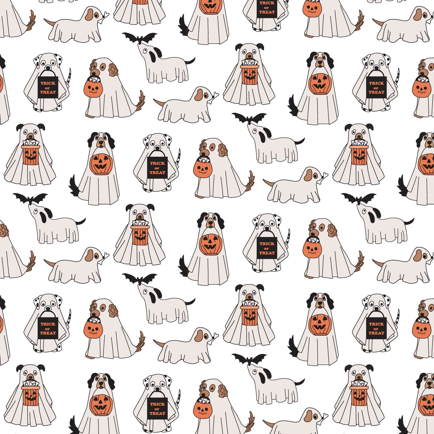 Ghost Pups Pattern