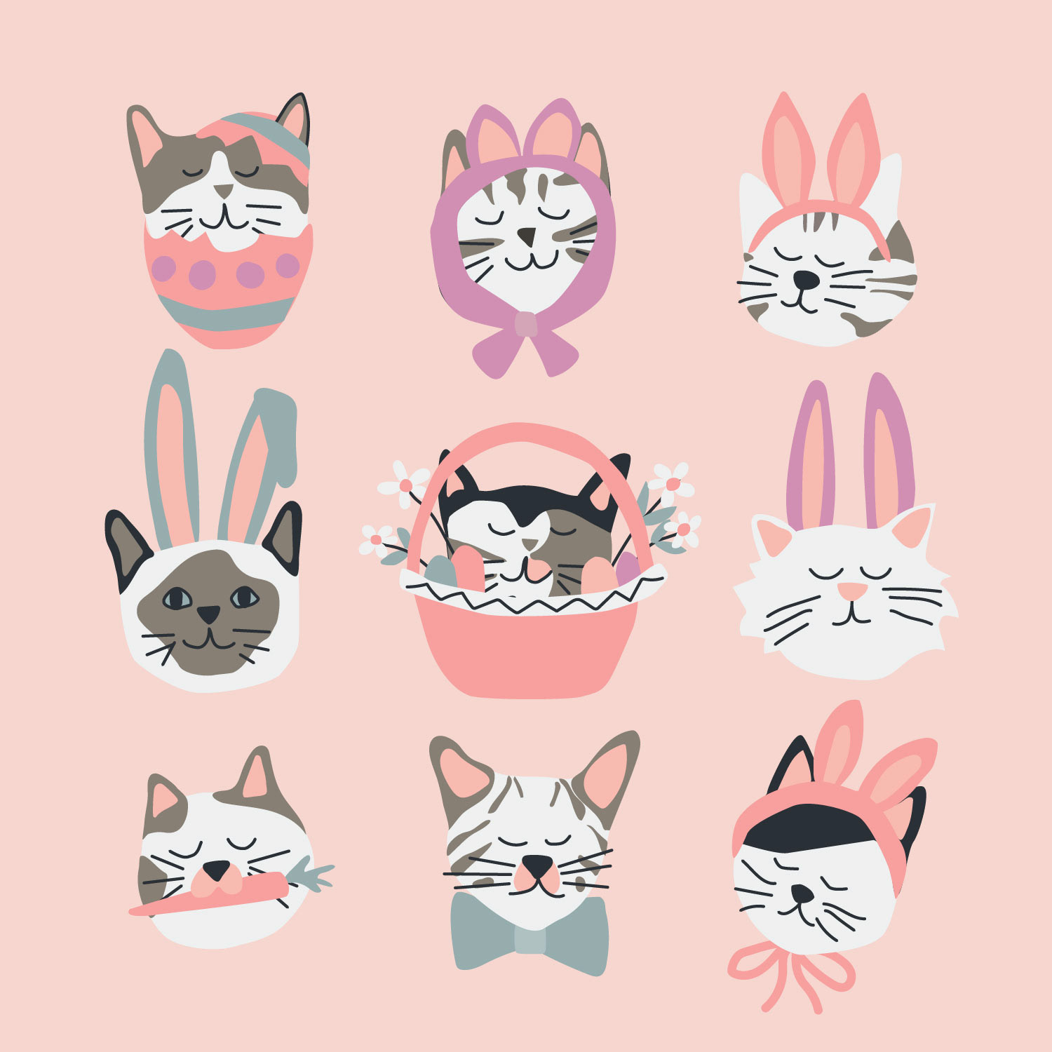 Easter Cats