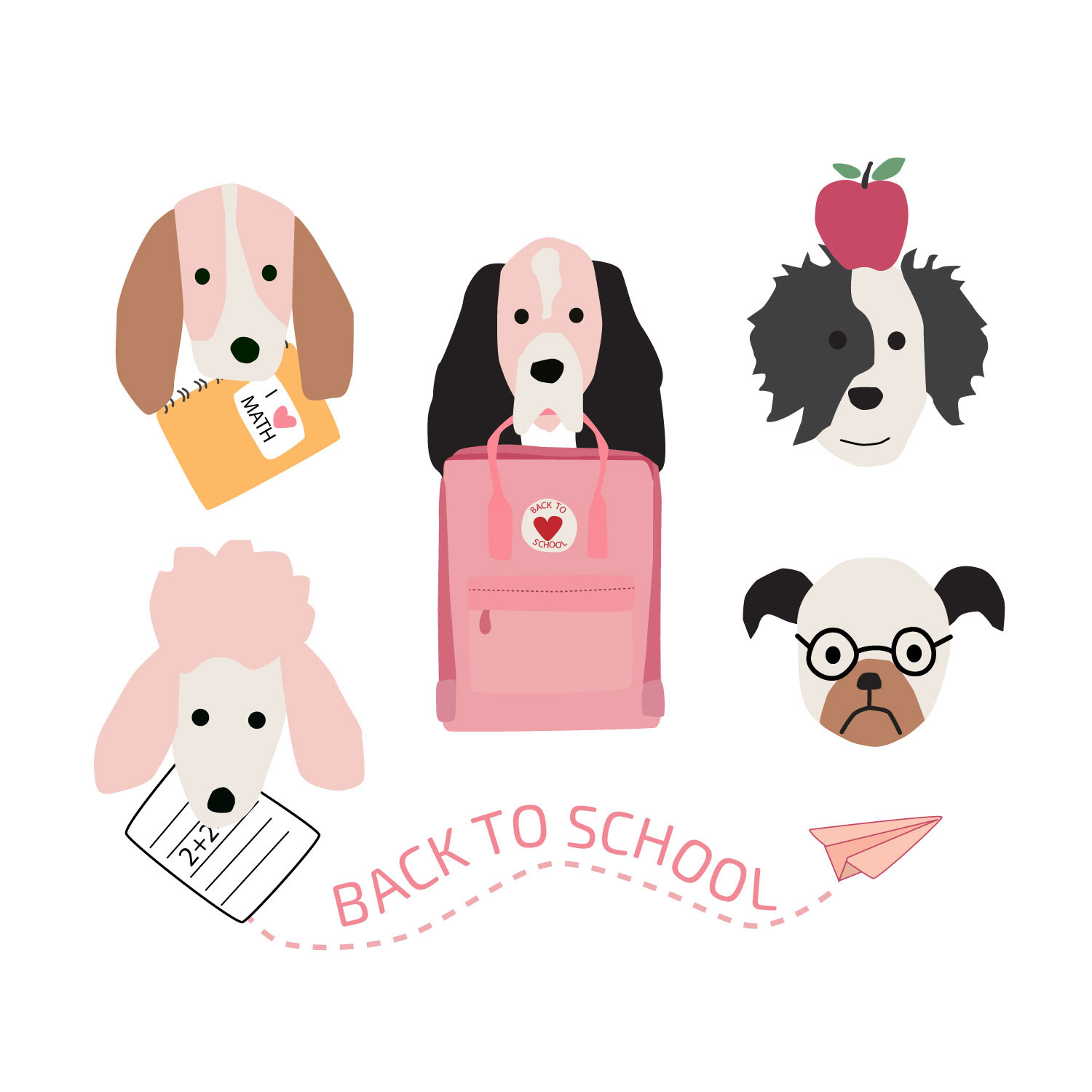 Back to School Pups