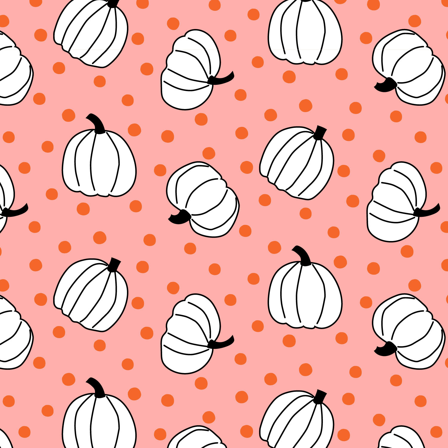 groovy bright white pumpkins