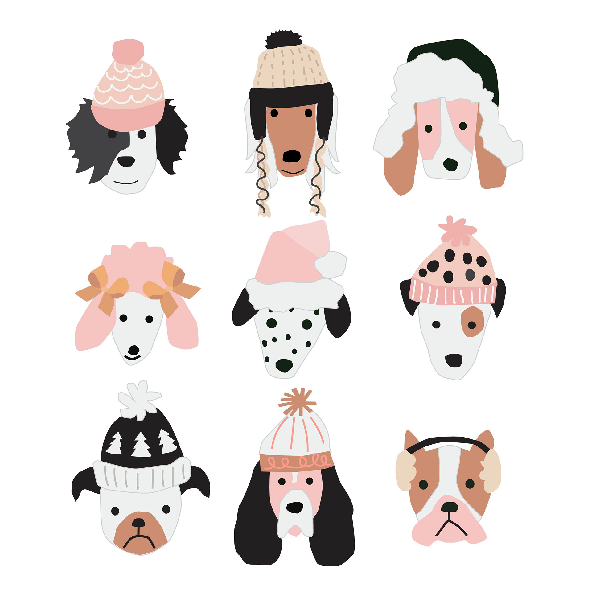 Pups 2.0 in Hats