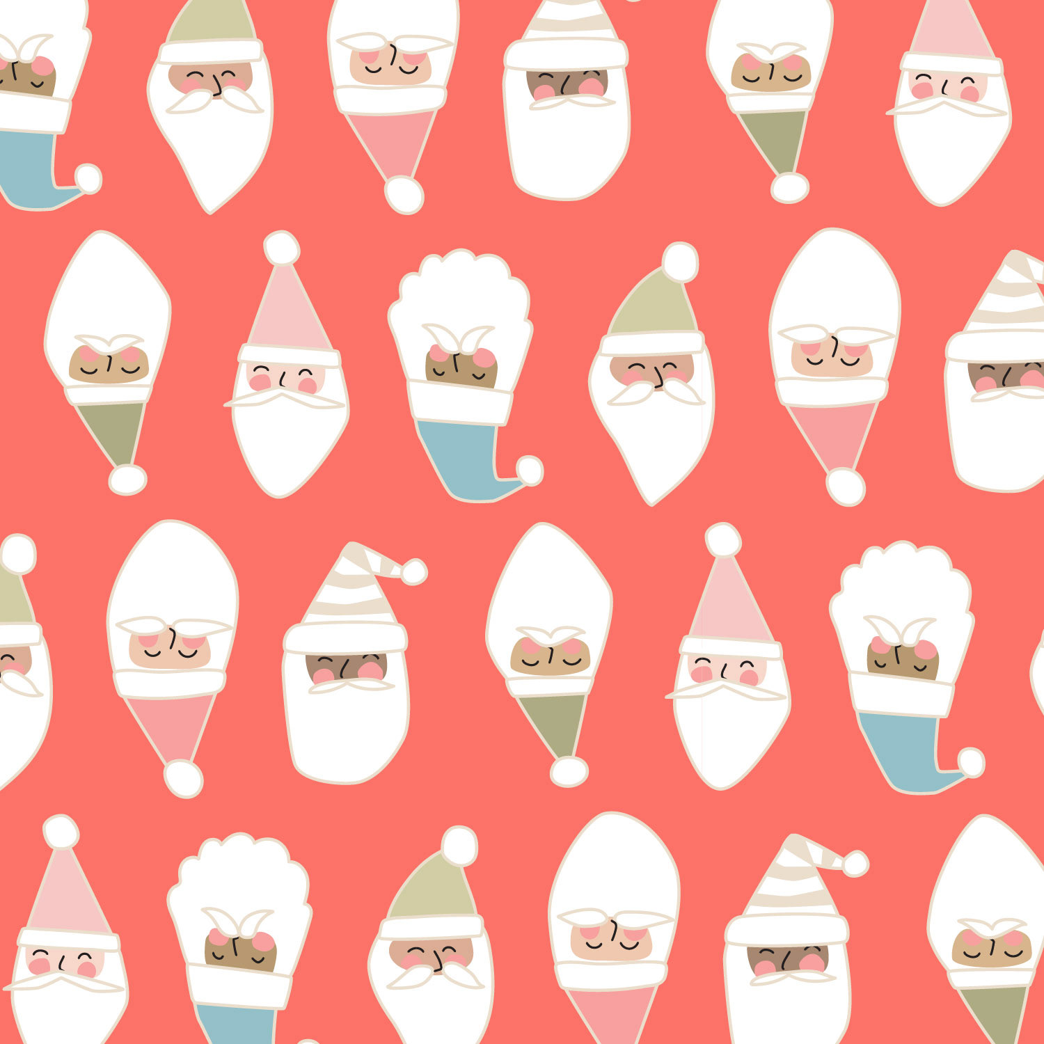 Retro Santas