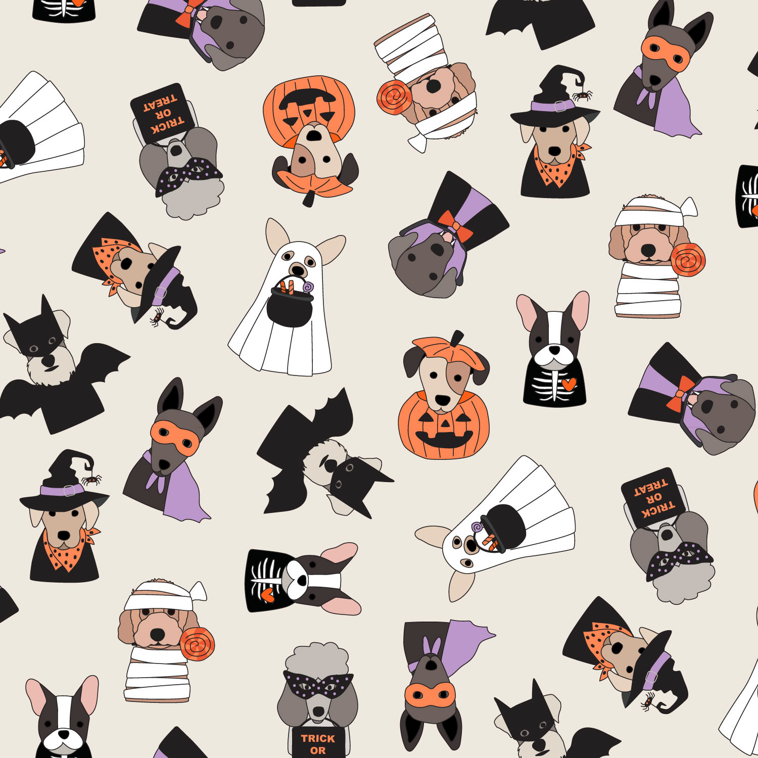 trick or treat pups