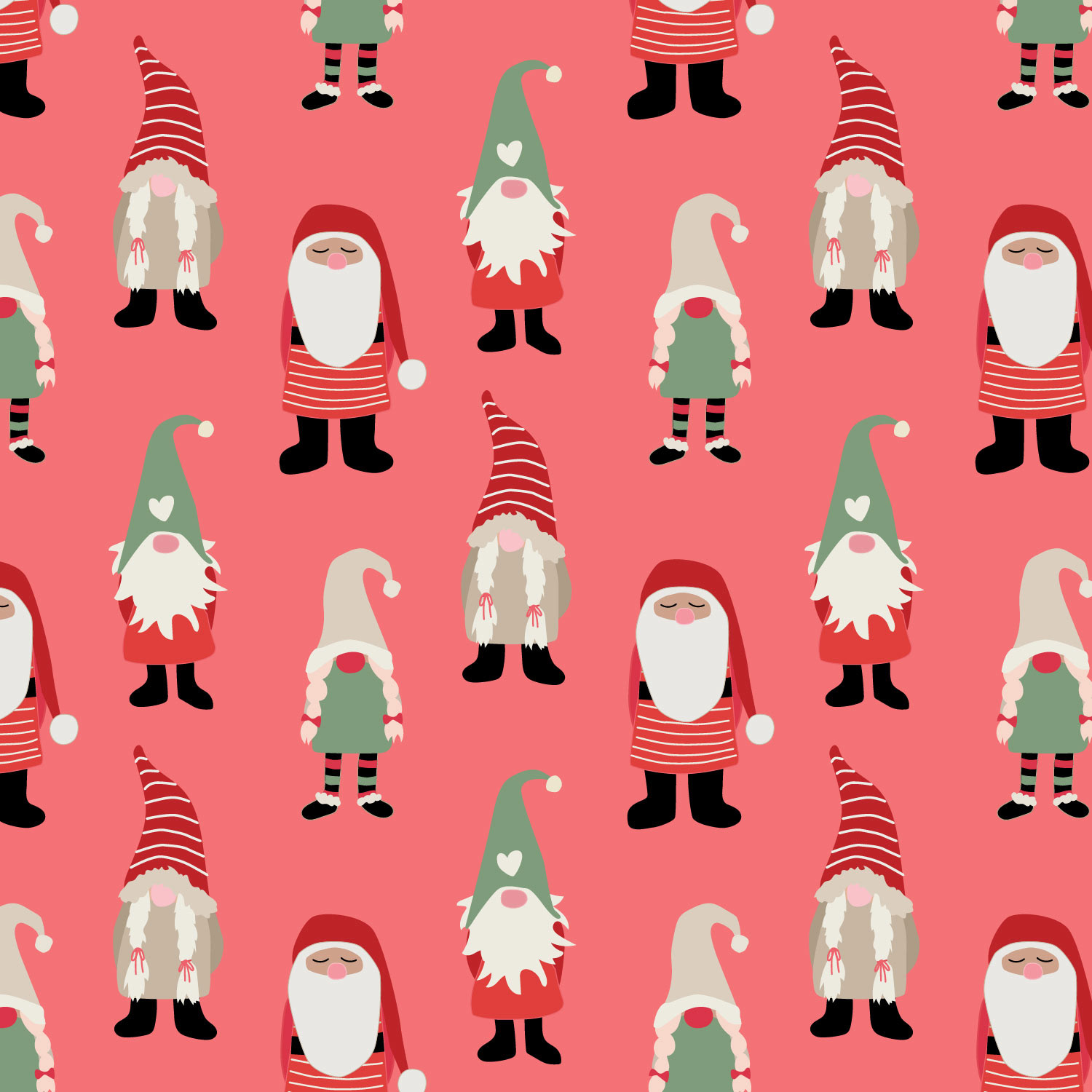 Gnomes on Red